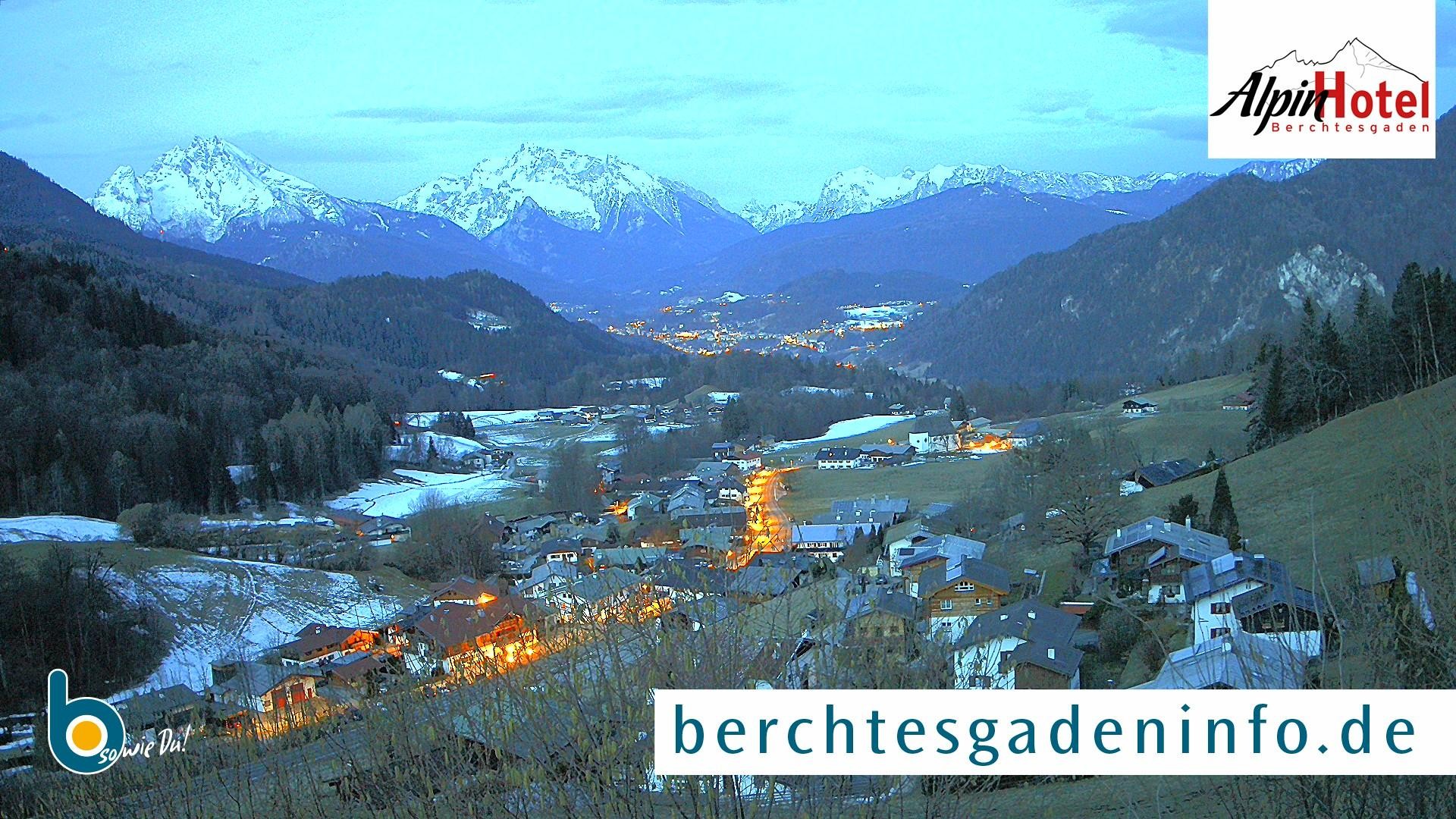 Archiv Foto Webcam Oberau: Alpinhotel Berchtesgaden