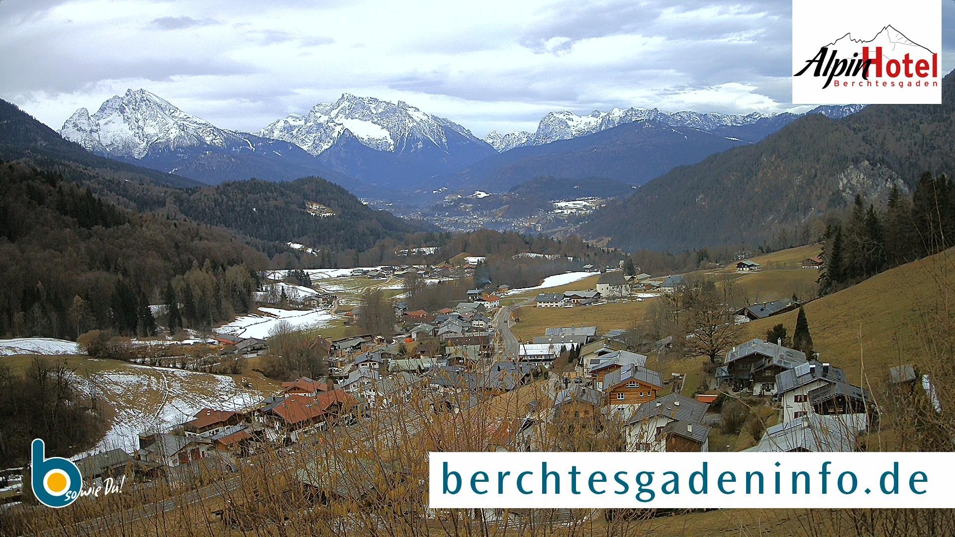 Archiv Foto Webcam Oberau: Alpinhotel Berchtesgaden