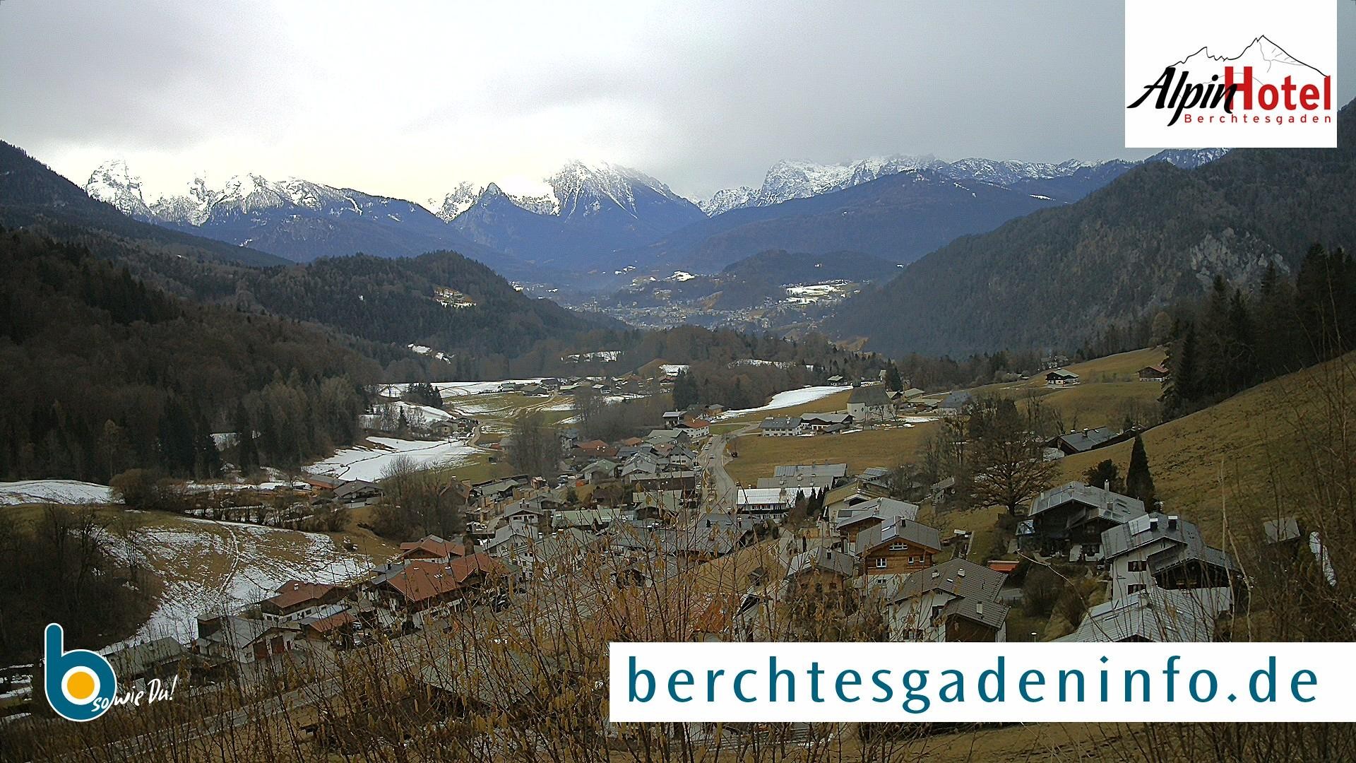 Archiv Foto Webcam Oberau: Alpinhotel Berchtesgaden