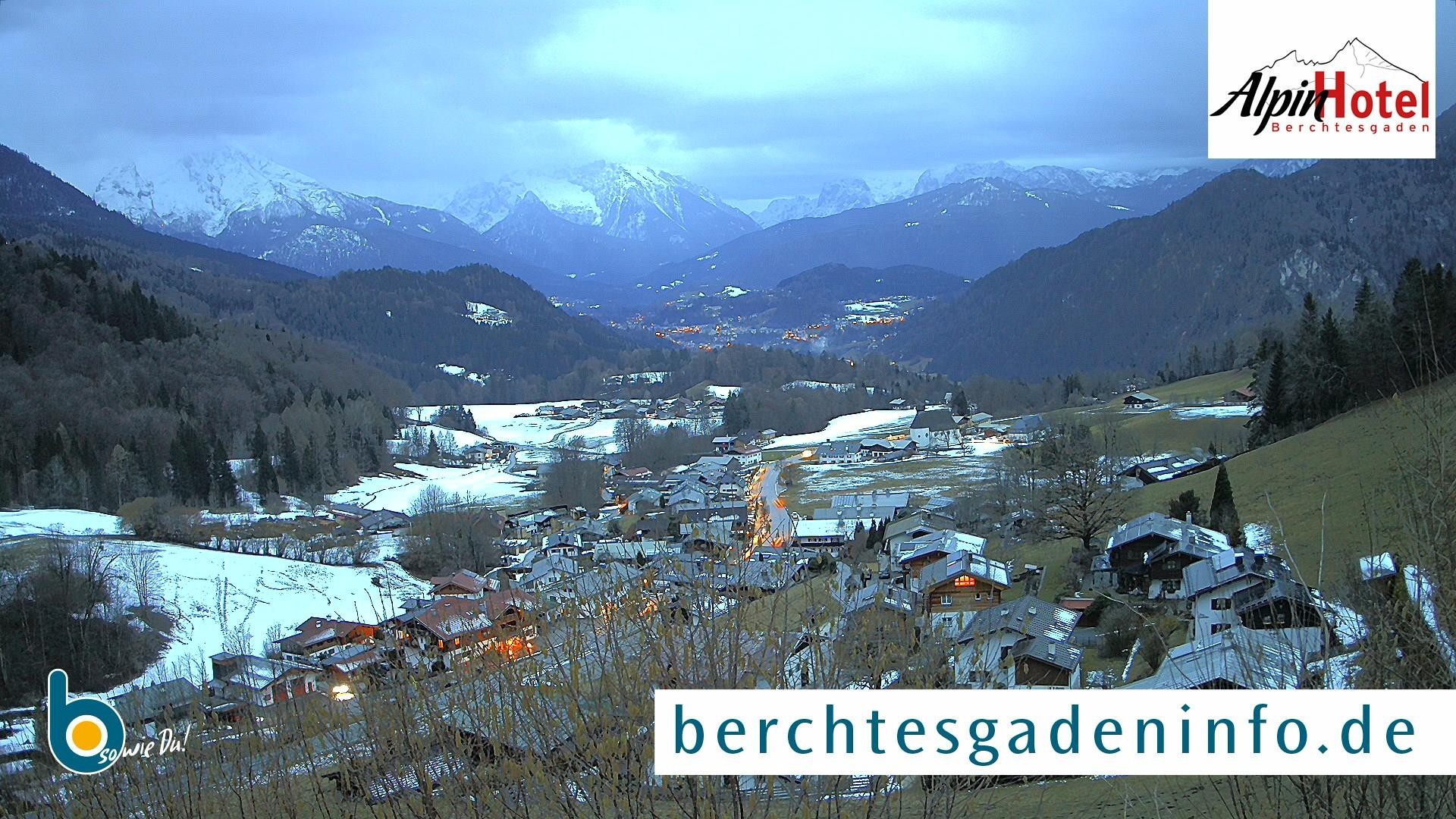 Archiv Foto Webcam Oberau: Alpinhotel Berchtesgaden