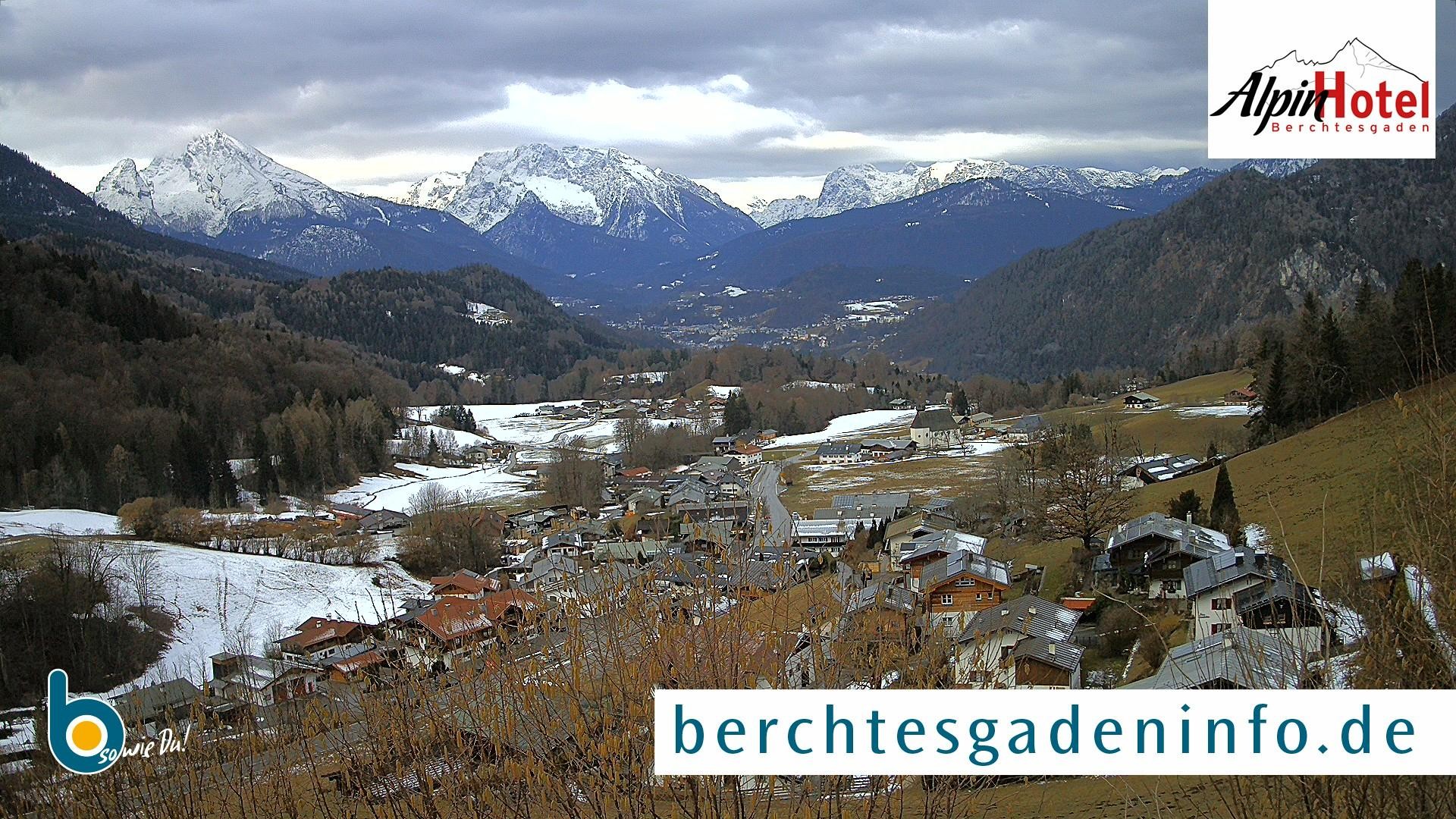 Archiv Foto Webcam Oberau: Alpinhotel Berchtesgaden