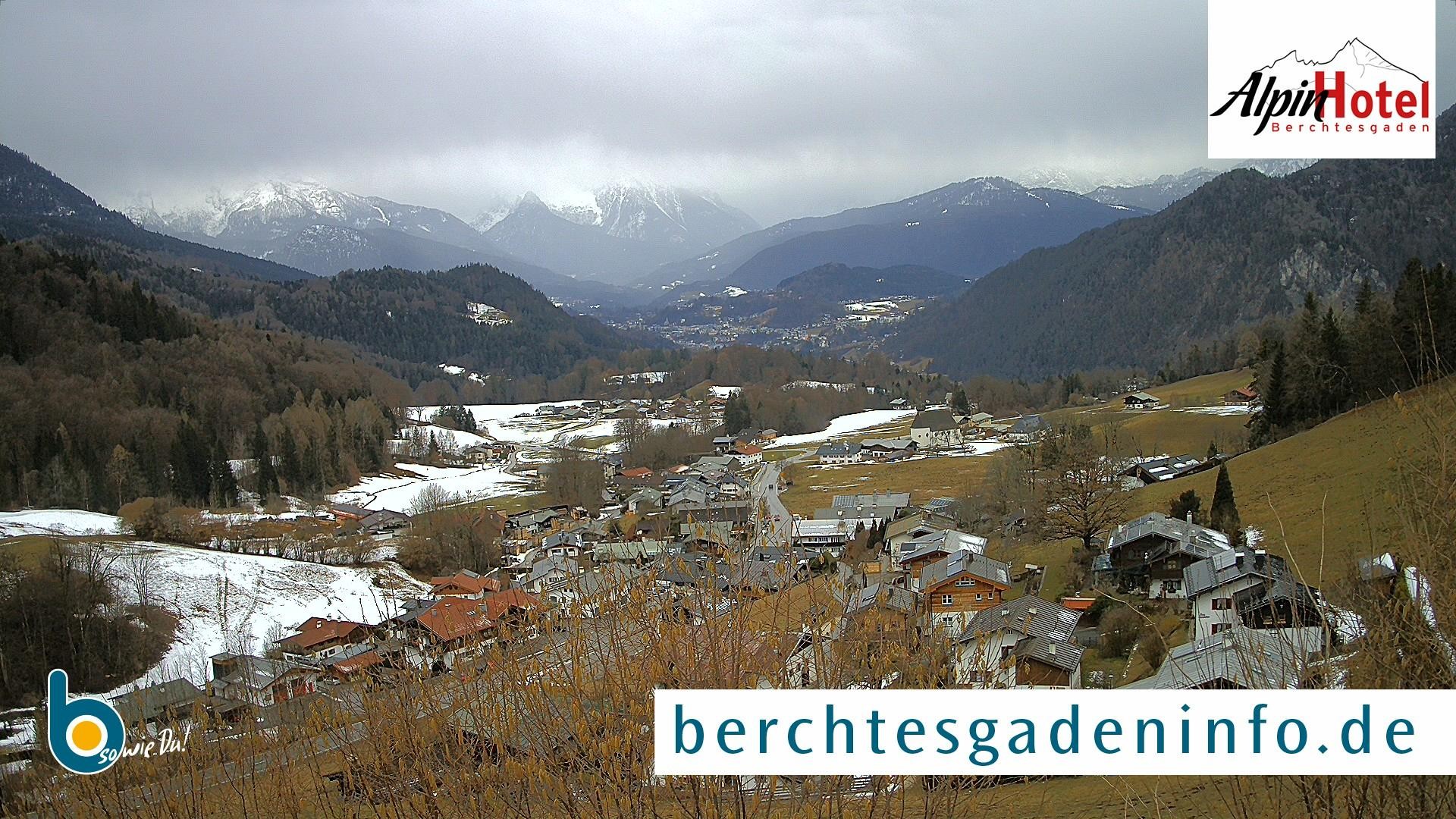 Archiv Foto Webcam Oberau: Alpinhotel Berchtesgaden