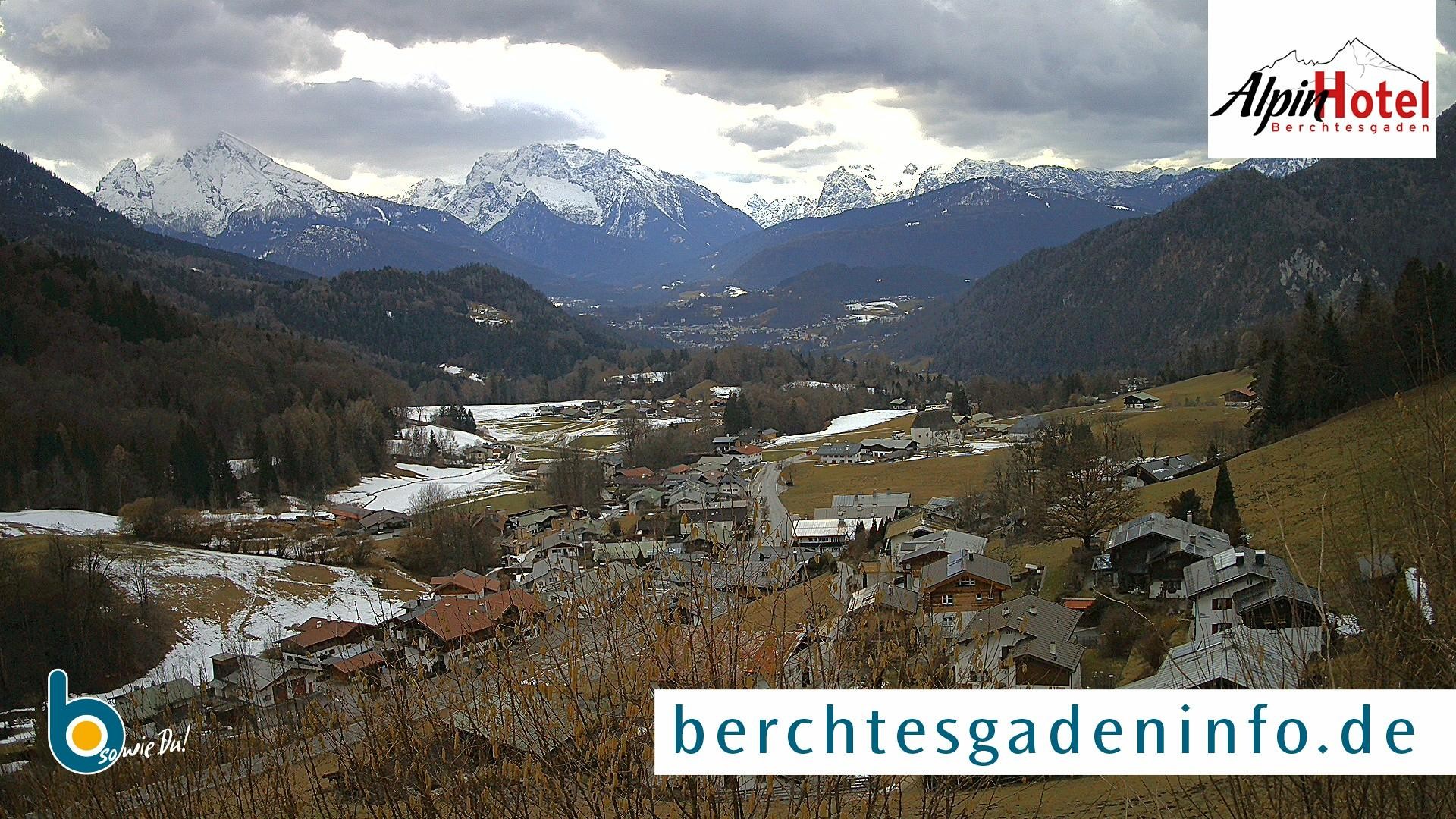 Archiv Foto Webcam Oberau: Alpinhotel Berchtesgaden