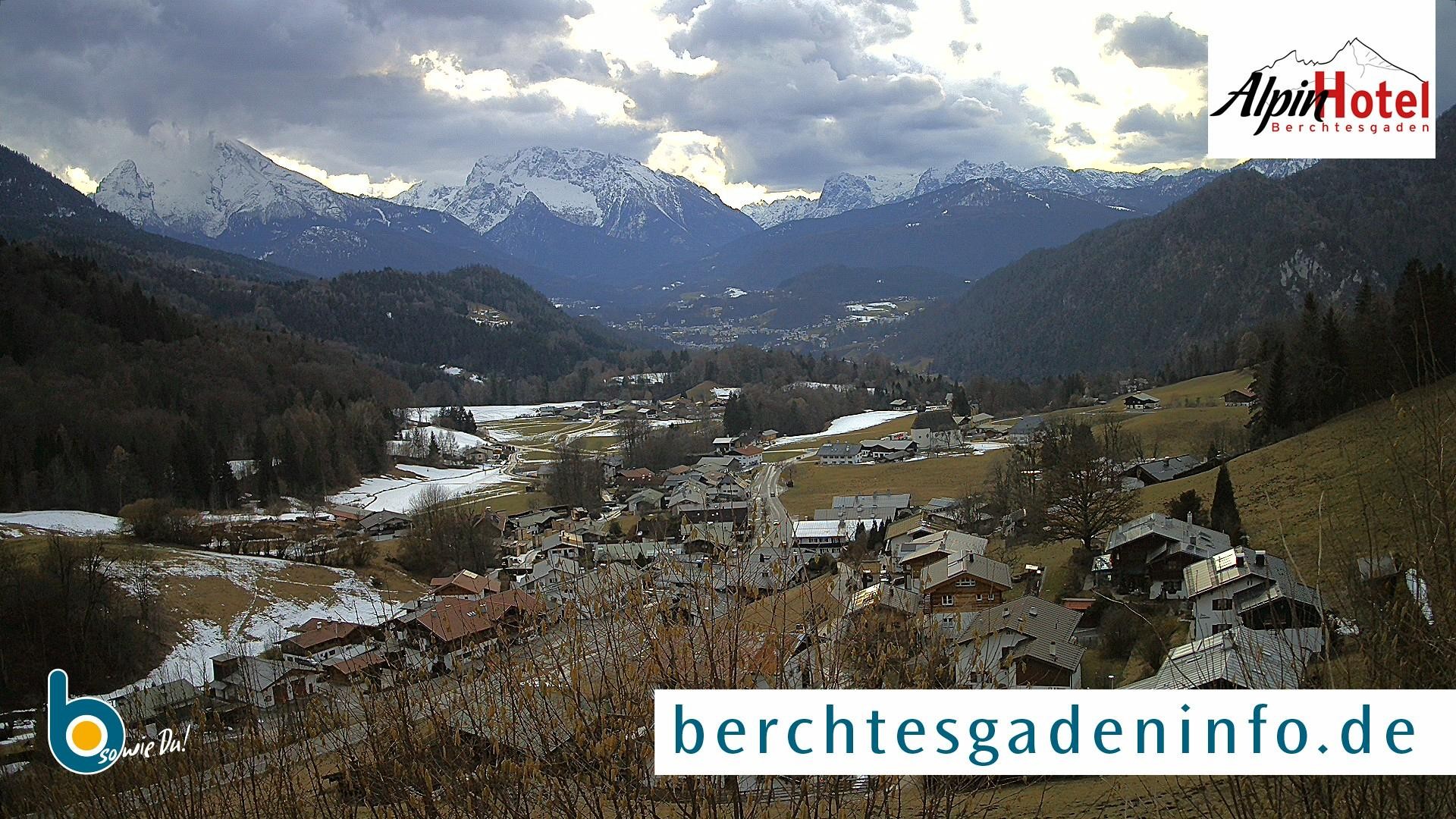 Archiv Foto Webcam Oberau: Alpinhotel Berchtesgaden