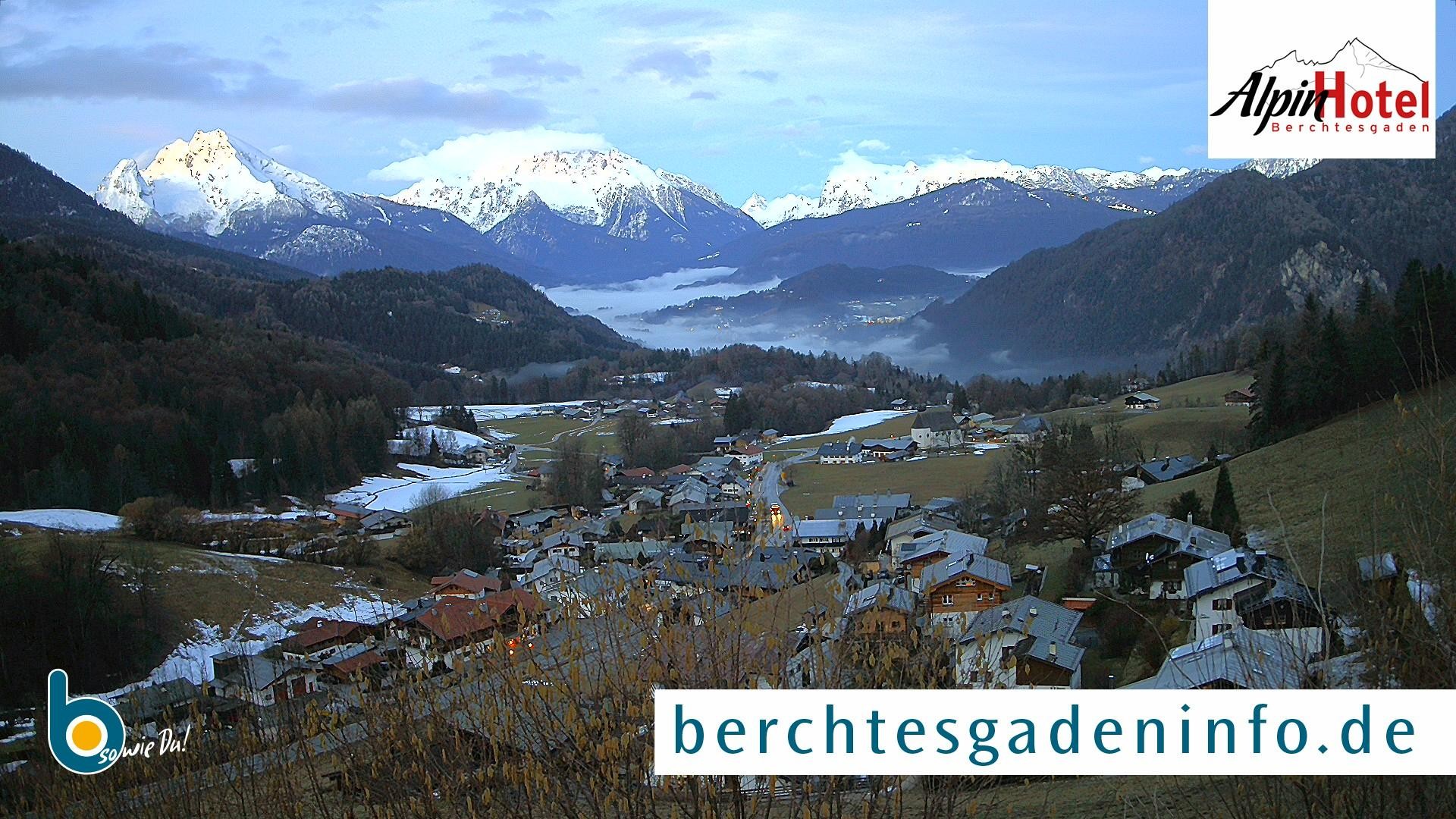 Archiv Foto Webcam Oberau: Alpinhotel Berchtesgaden