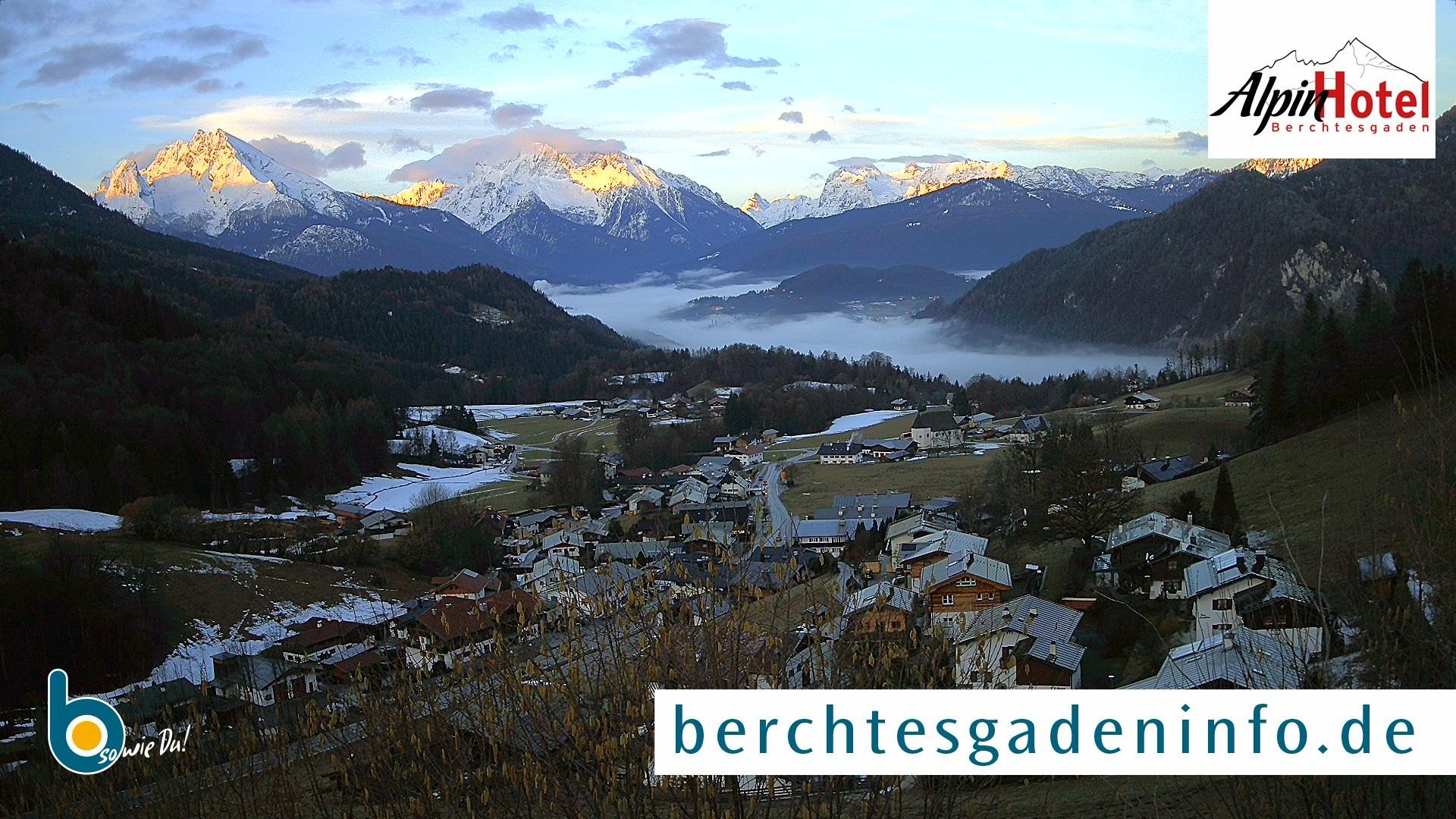 Archiv Foto Webcam Oberau: Alpinhotel Berchtesgaden