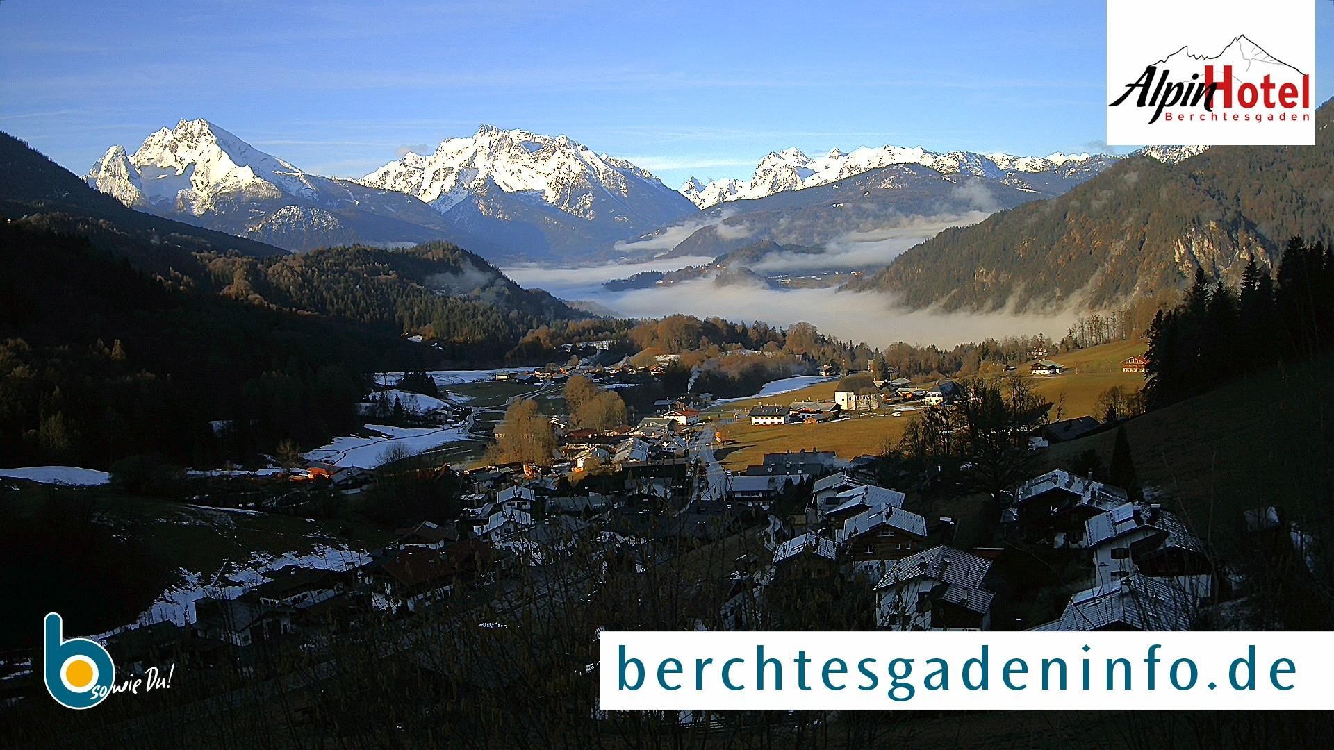 Archiv Foto Webcam Oberau: Alpinhotel Berchtesgaden