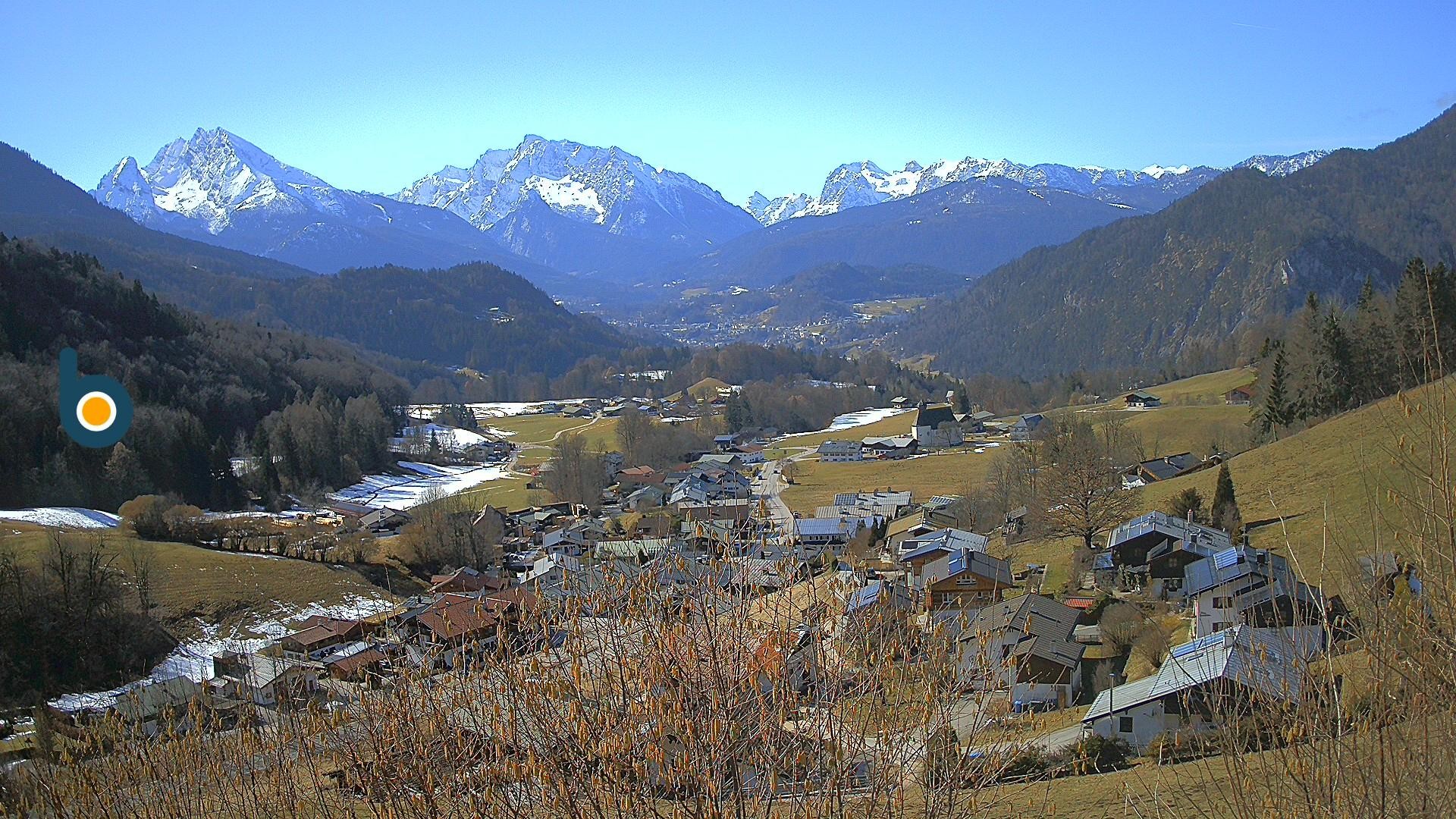 Archiv Foto Webcam Oberau: Alpinhotel Berchtesgaden