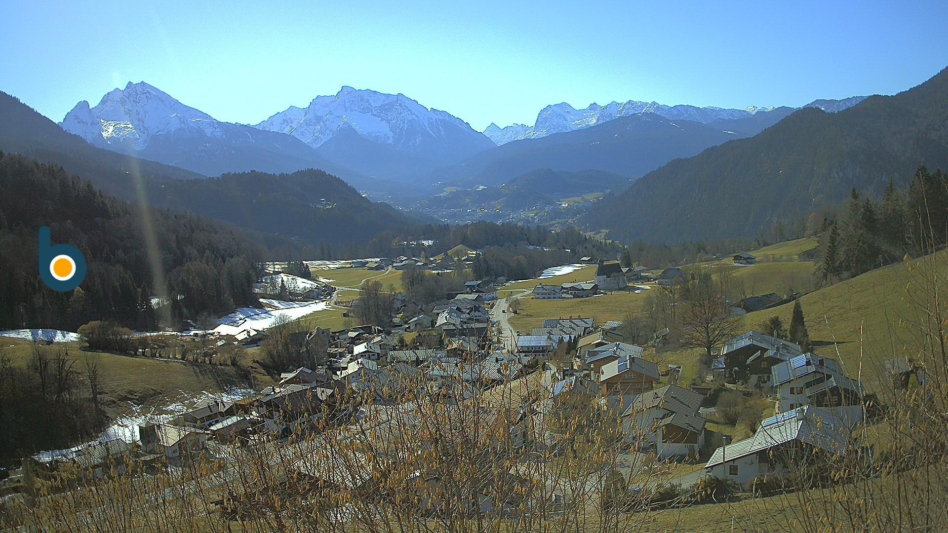 Archiv Foto Webcam Oberau: Alpinhotel Berchtesgaden