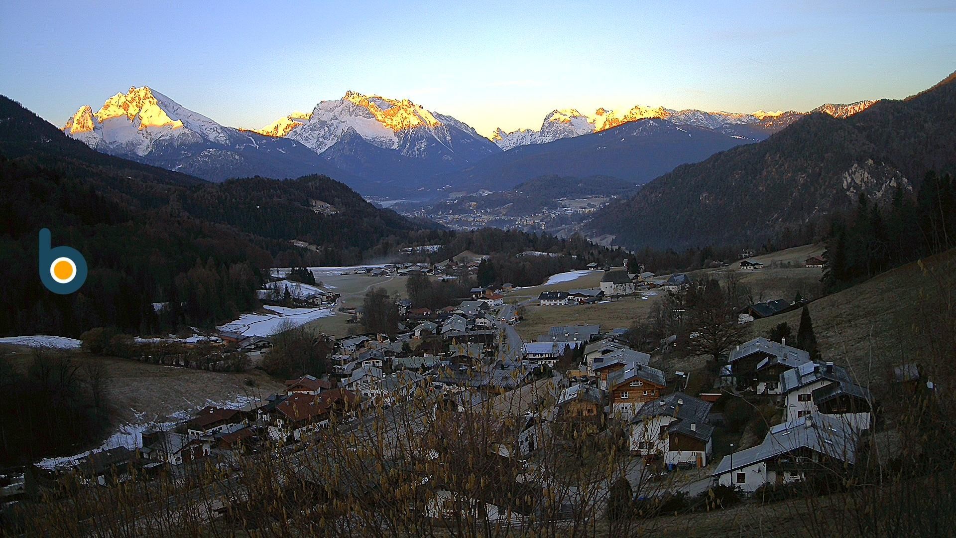 Archiv Foto Webcam Oberau: Alpinhotel Berchtesgaden