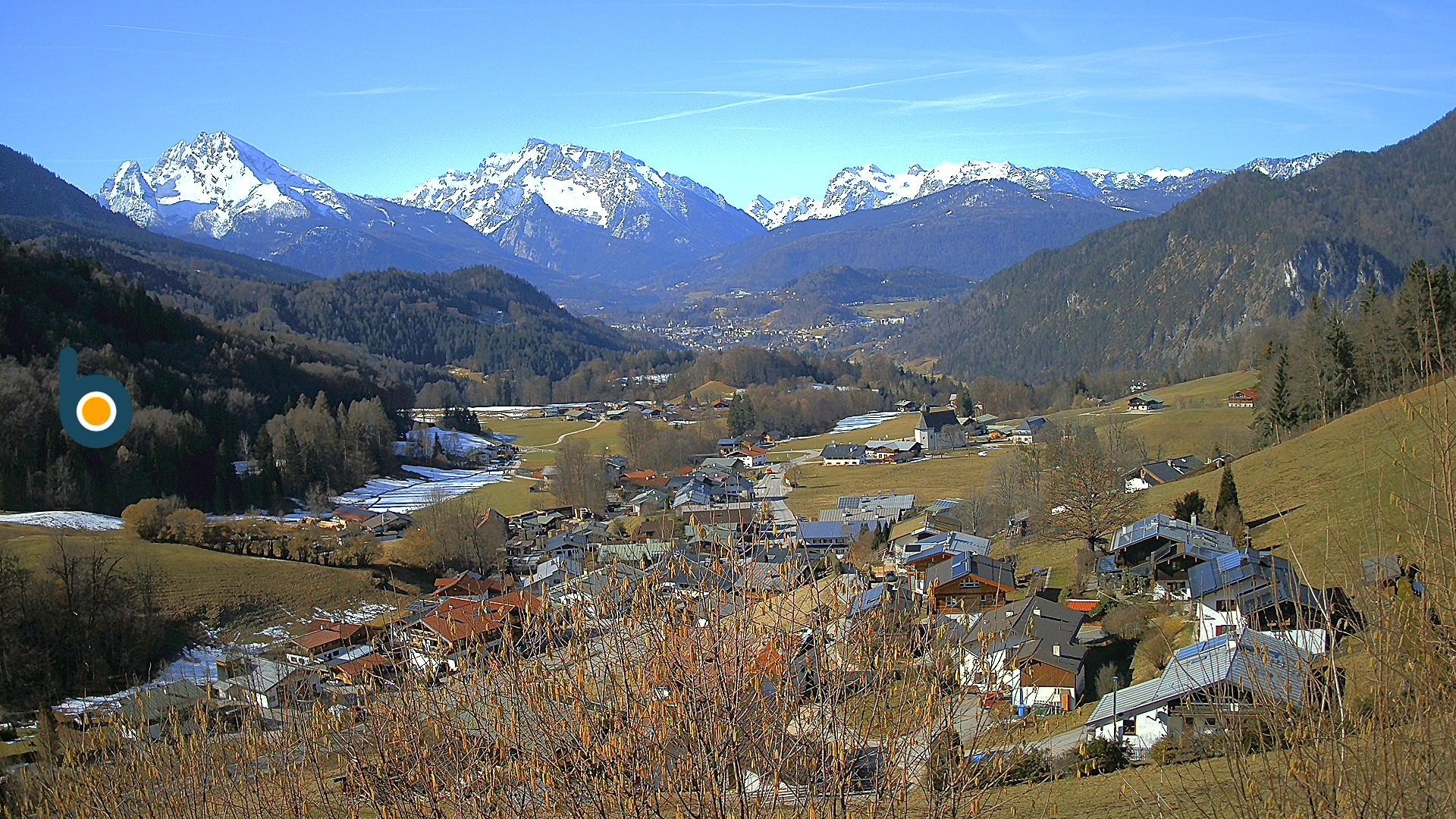 Archiv Foto Webcam Oberau: Alpinhotel Berchtesgaden