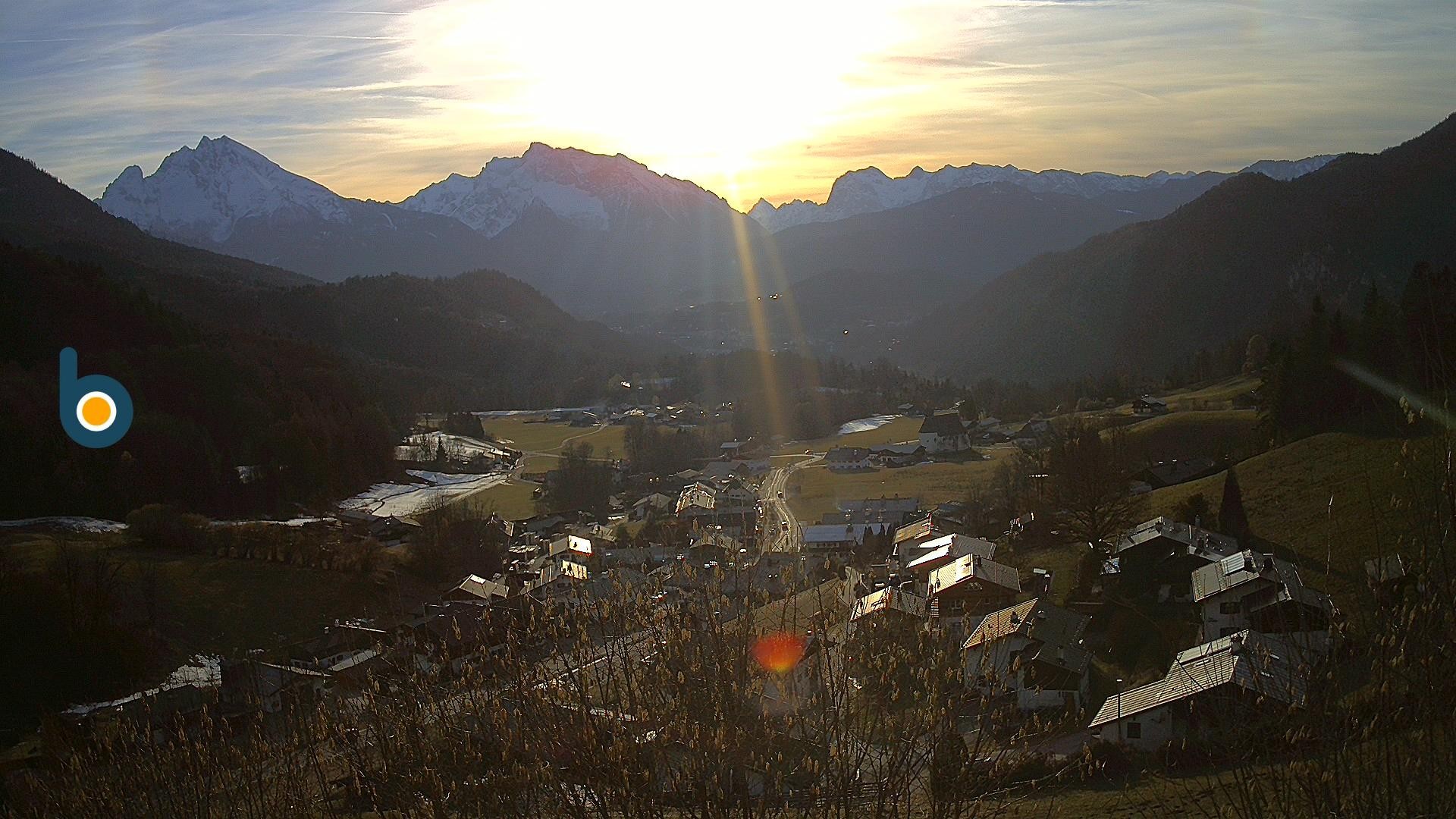 Archiv Foto Webcam Oberau: Alpinhotel Berchtesgaden