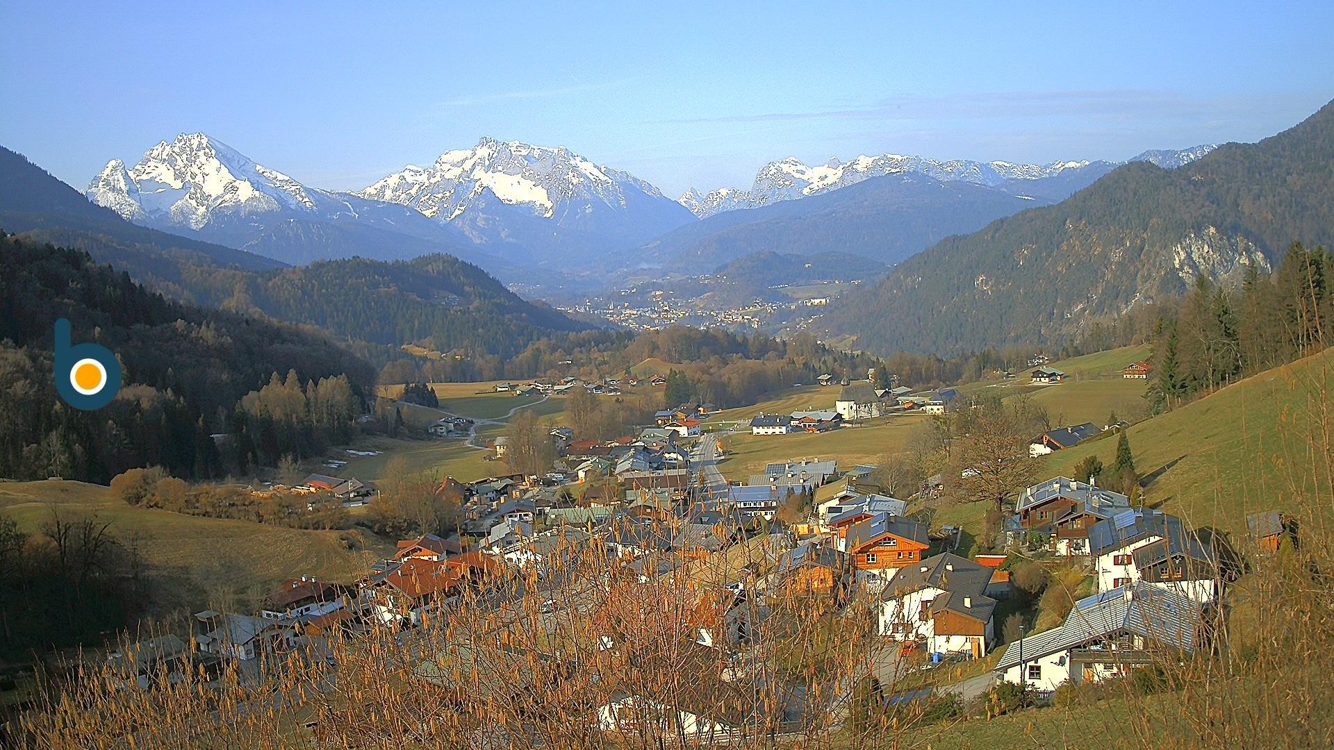 Archived image Webcam Berchtesgaden - View Oberau