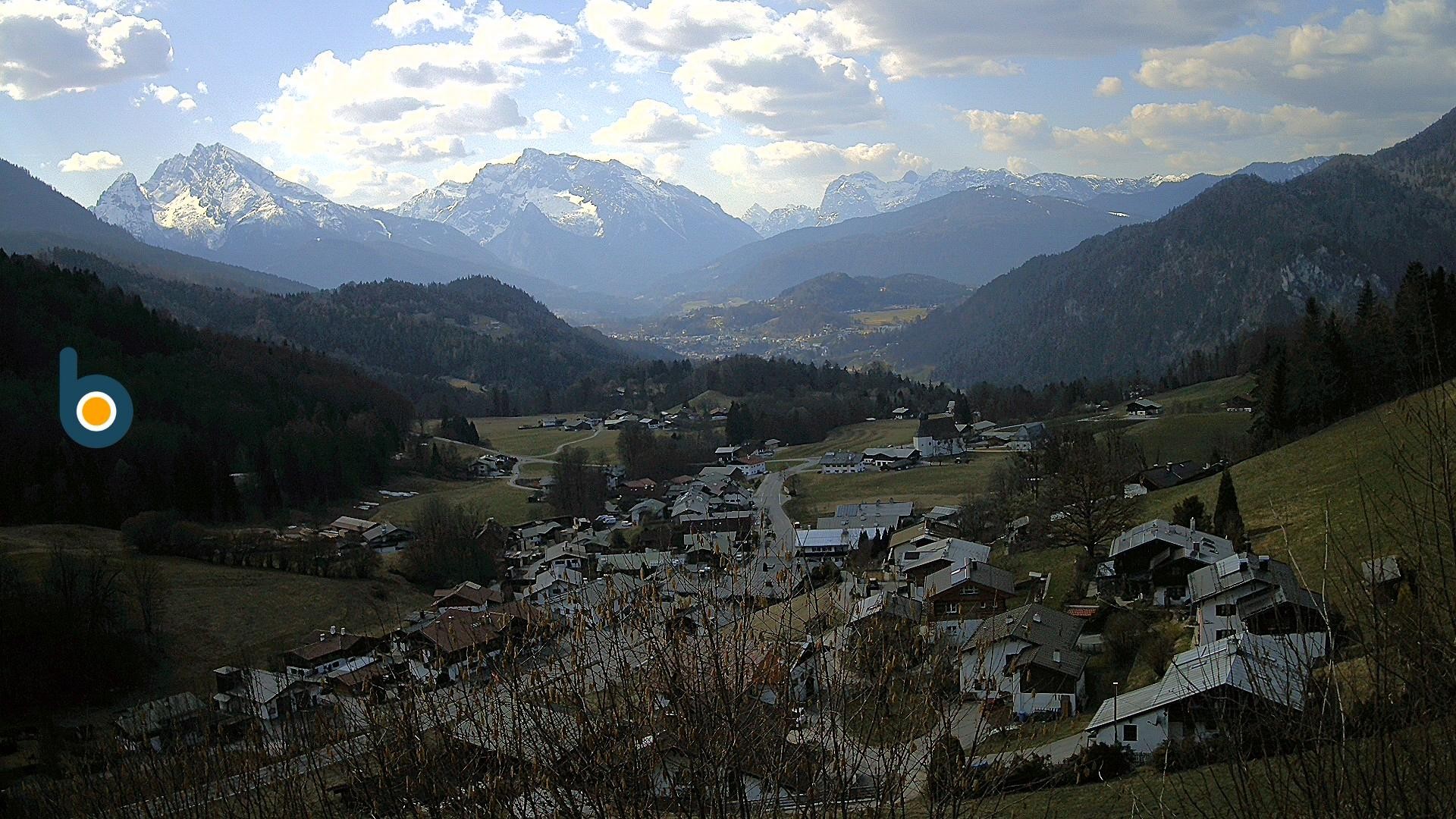 Archived image Webcam Berchtesgaden - View Oberau