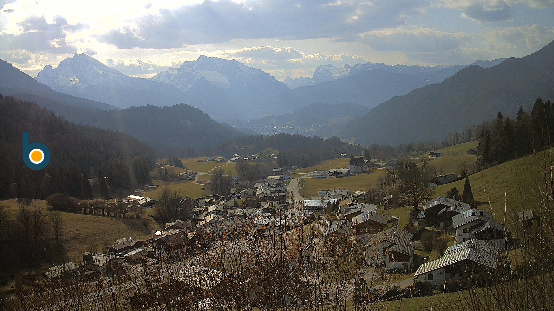 Archived image Webcam Berchtesgaden - View Oberau