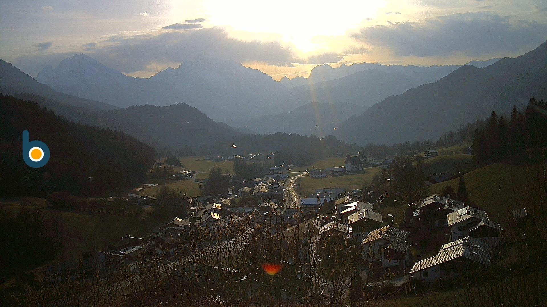 Archived image Webcam Berchtesgaden - View Oberau
