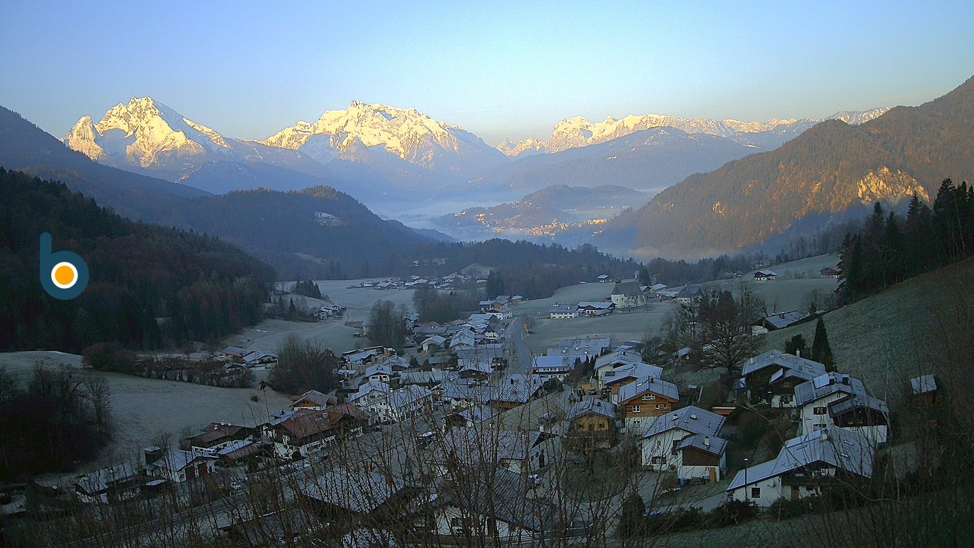 Archiv Foto Webcam Oberau: Alpinhotel Berchtesgaden