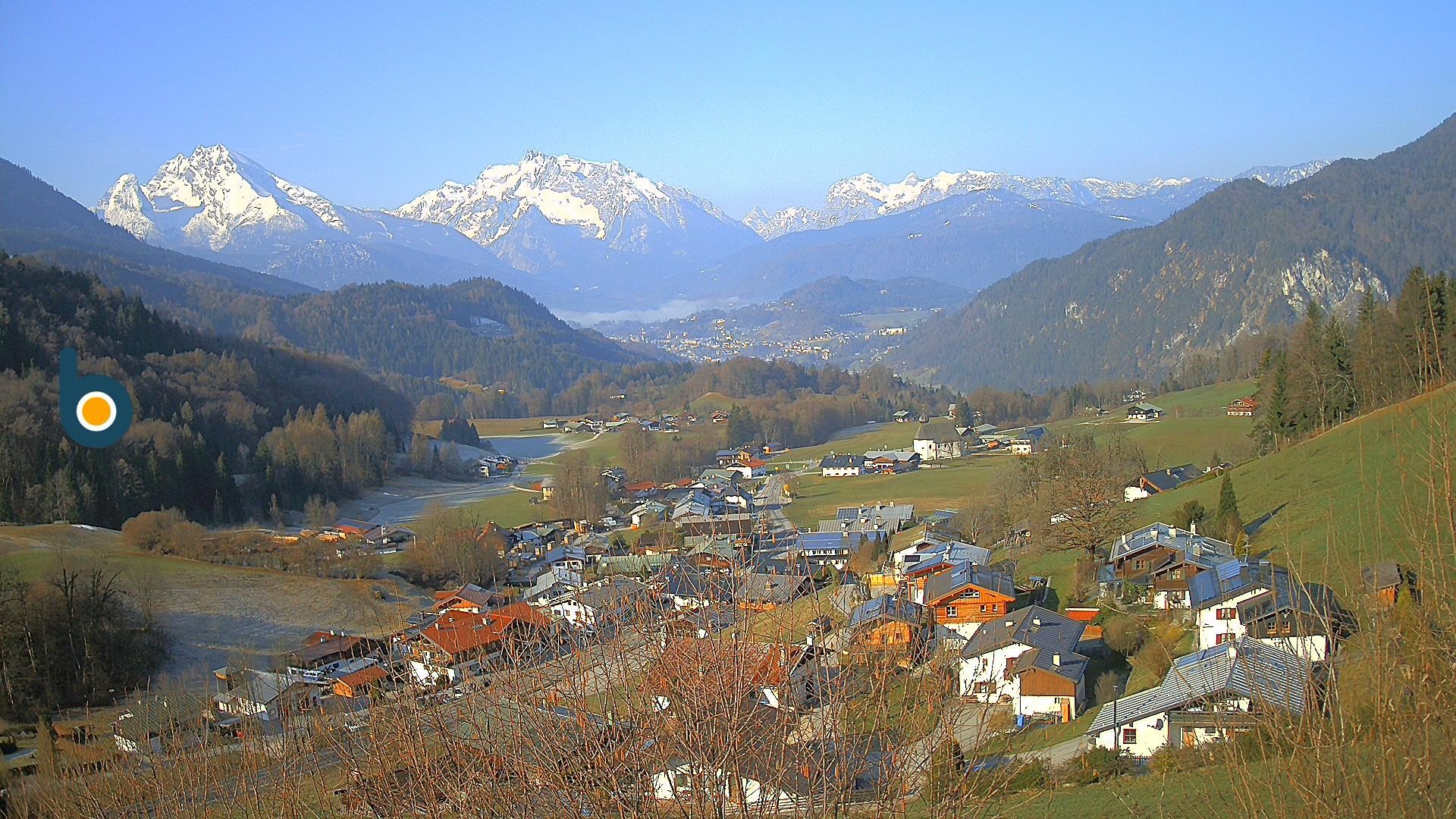 Archiv Foto Webcam Oberau: Alpinhotel Berchtesgaden