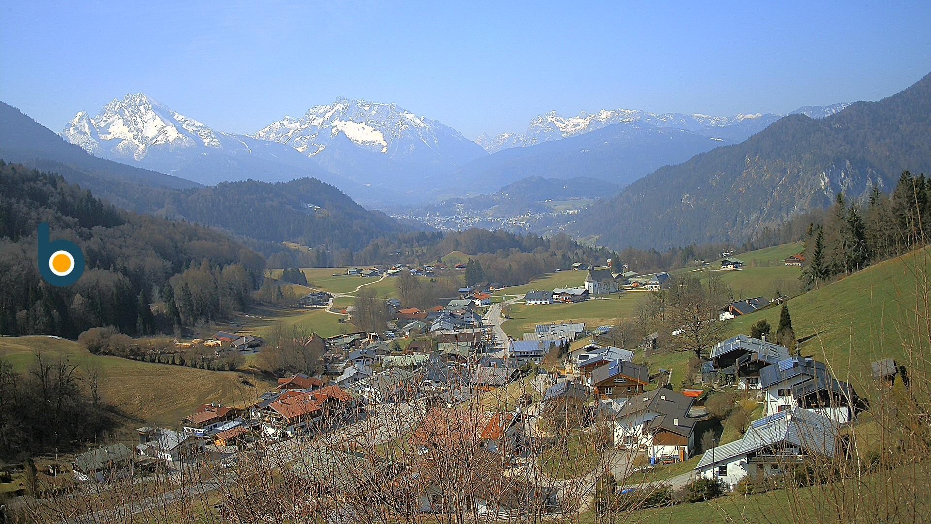 Archiv Foto Webcam Oberau: Alpinhotel Berchtesgaden