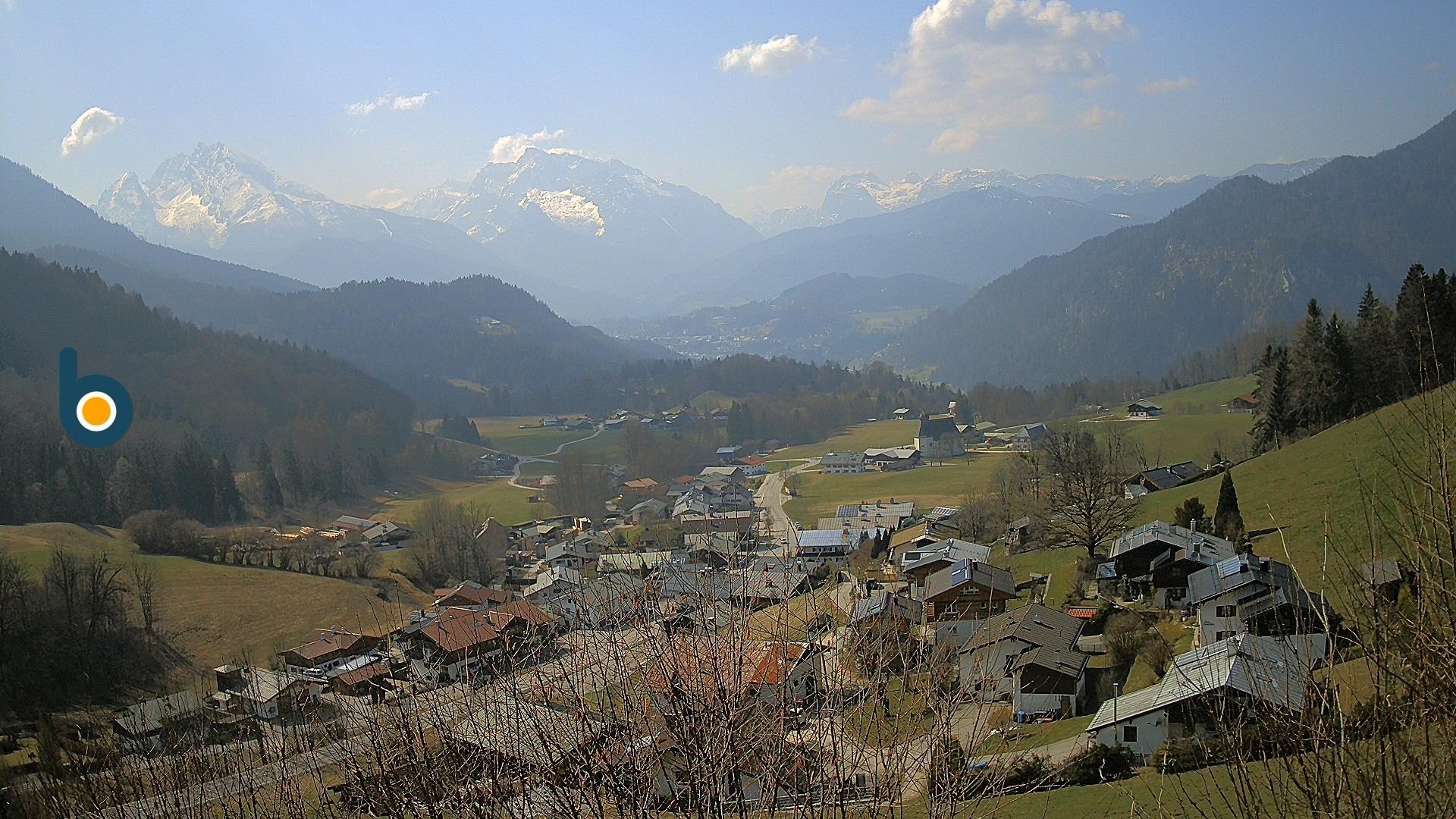 Archived image Webcam Berchtesgaden - View Oberau