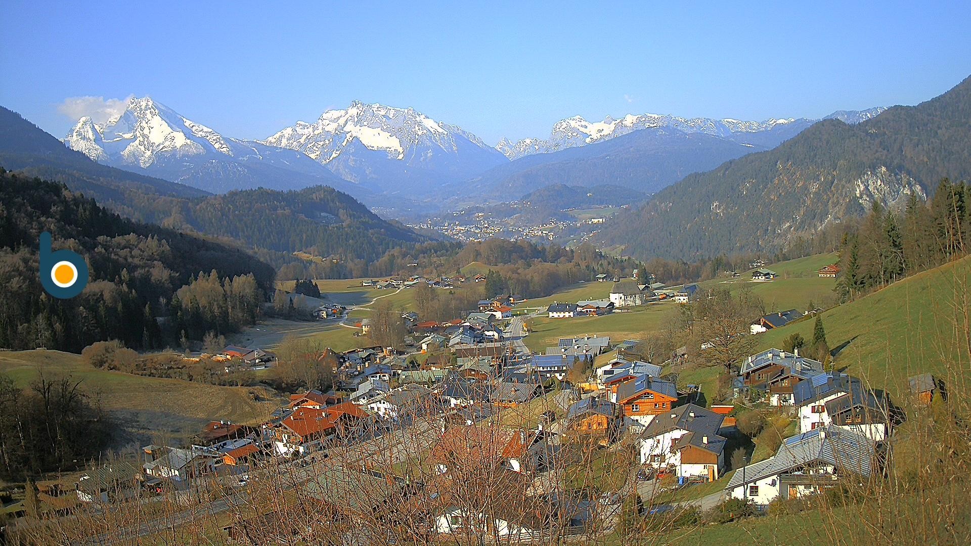 Archiv Foto Webcam Oberau: Alpinhotel Berchtesgaden