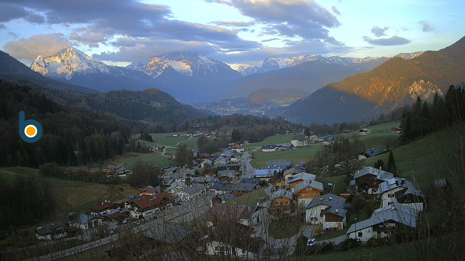 Archived image Webcam Berchtesgaden - View Oberau