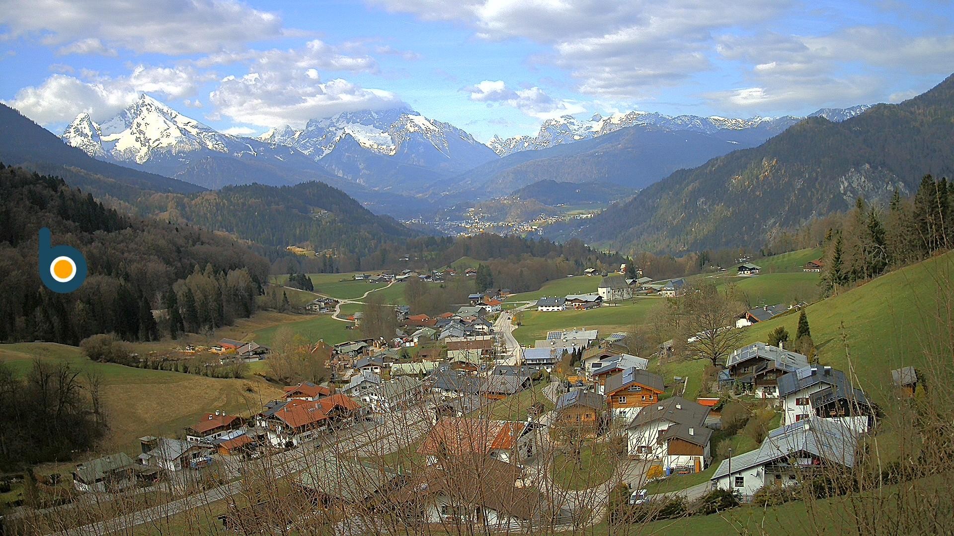 Archived image Webcam Berchtesgaden - View Oberau