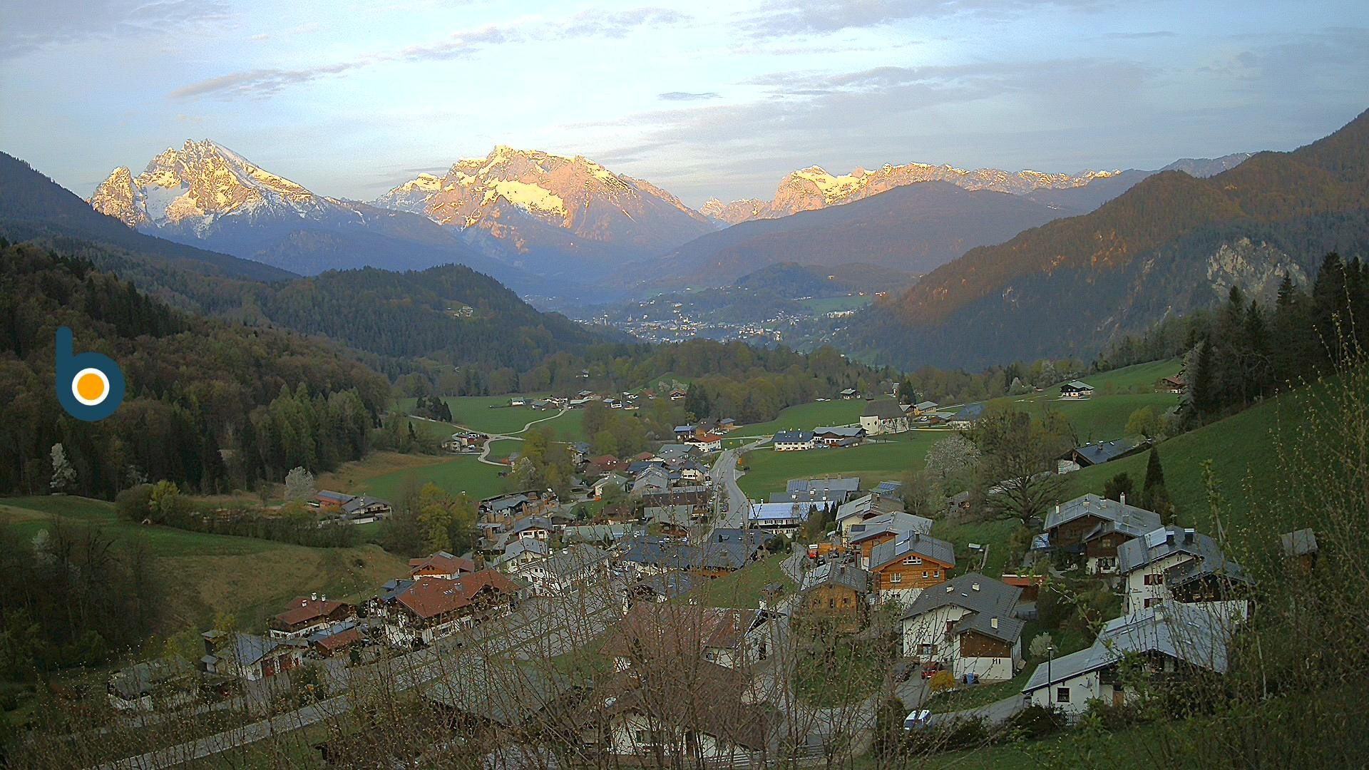 Archiv Foto Webcam Oberau: Alpinhotel Berchtesgaden
