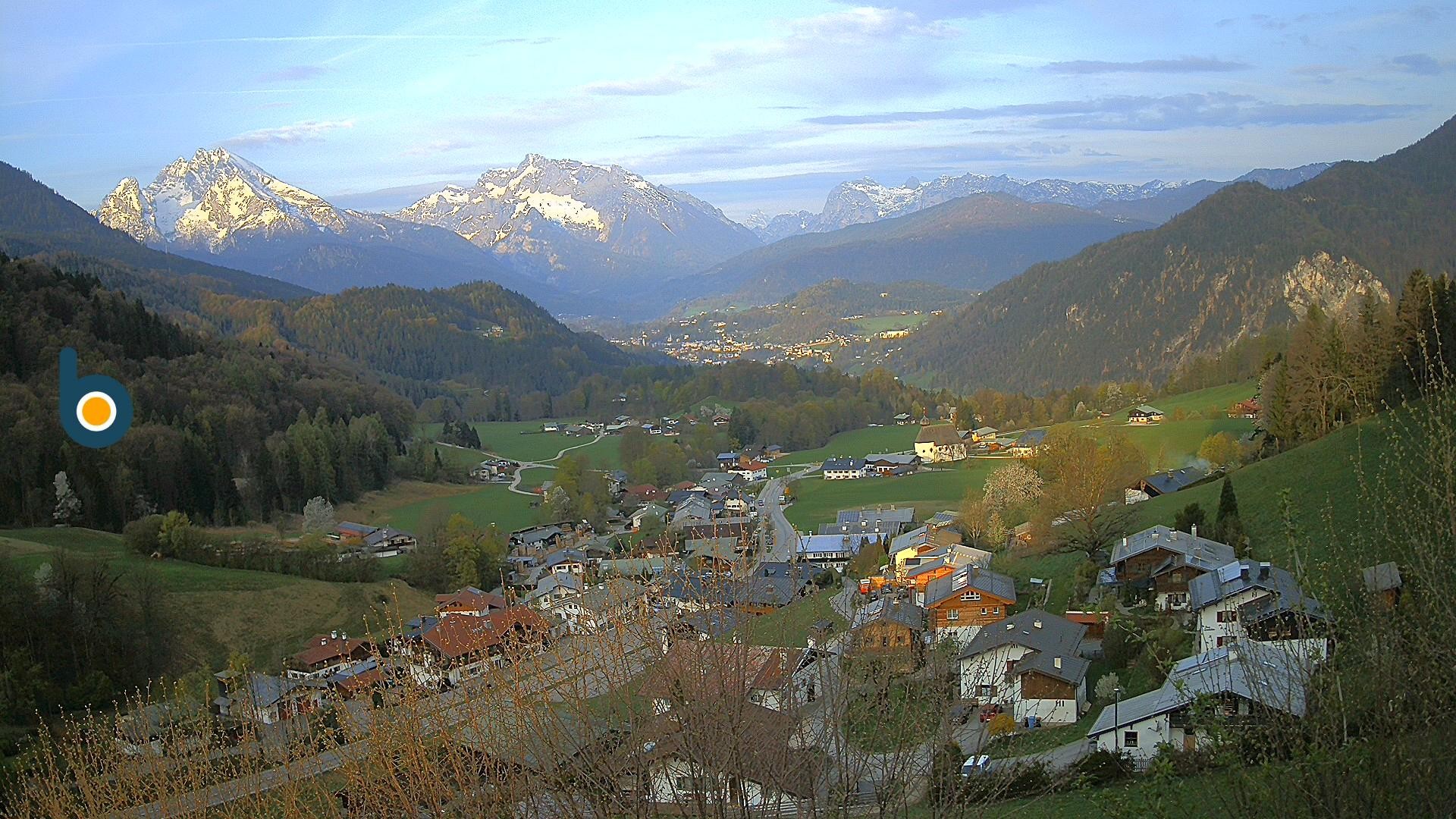 Archiv Foto Webcam Oberau: Alpinhotel Berchtesgaden