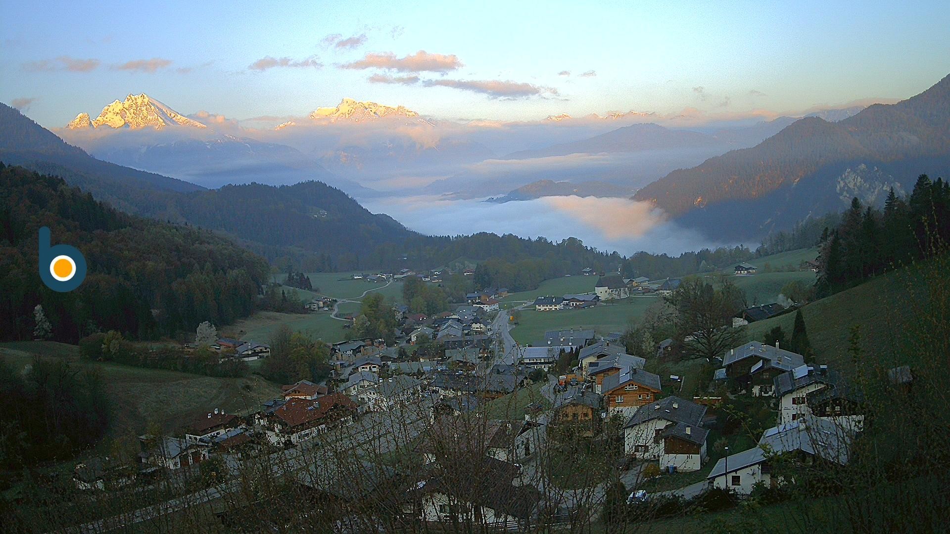 Archived image Webcam Berchtesgaden - View Oberau