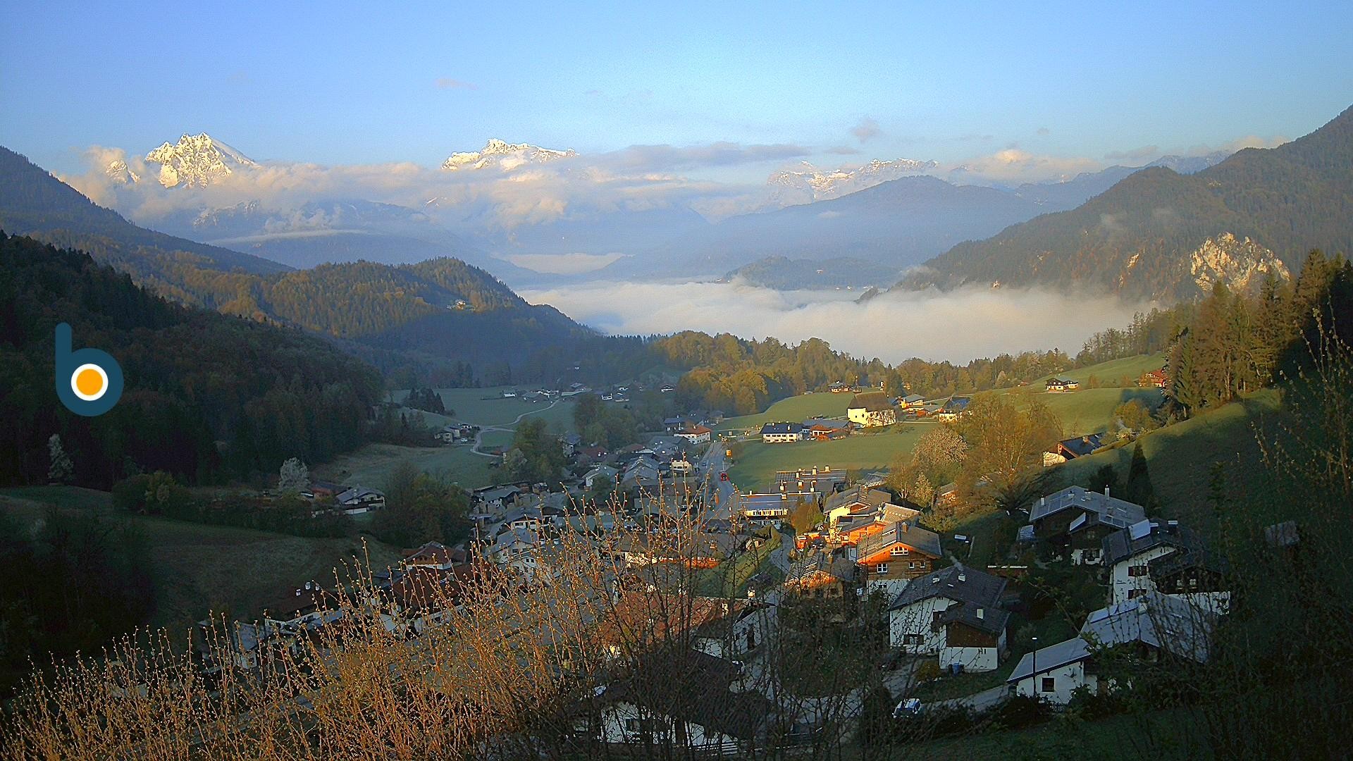 Archived image Webcam Berchtesgaden - View Oberau