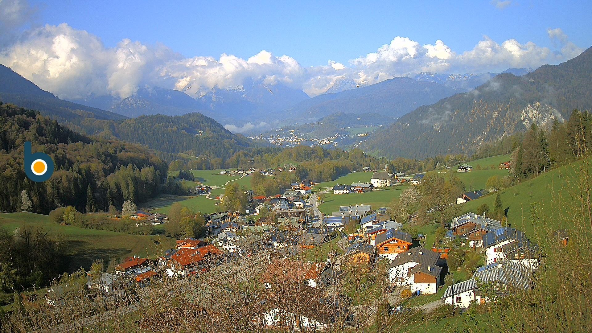 Archived image Webcam Berchtesgaden - View Oberau