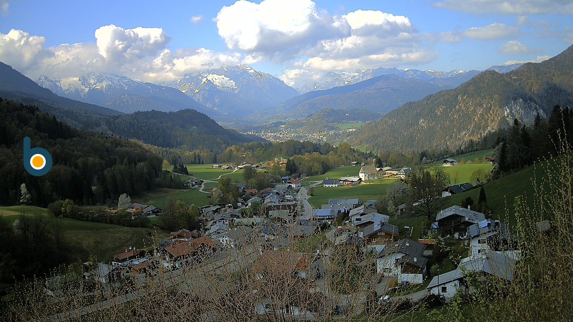 Archived image Webcam Berchtesgaden - View Oberau