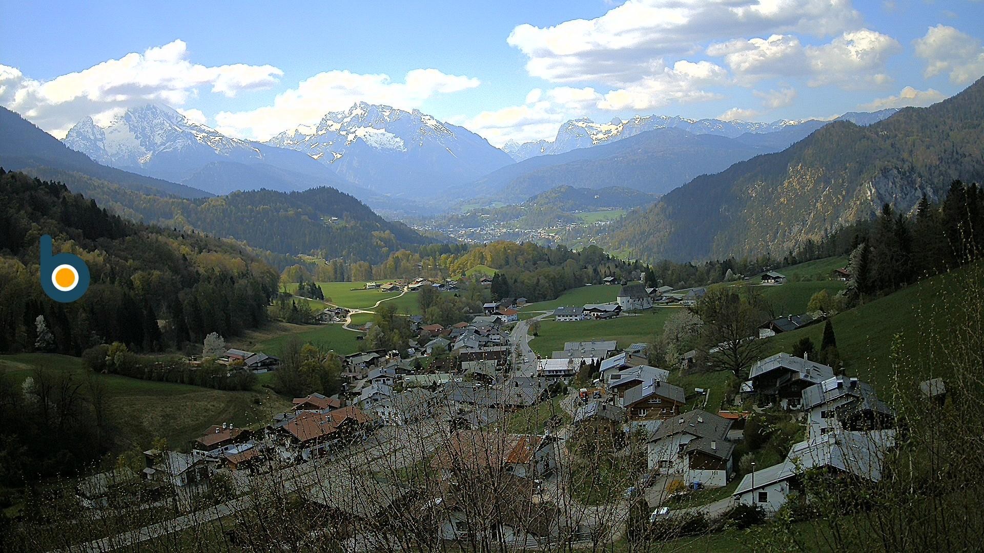 Archived image Webcam Berchtesgaden - View Oberau