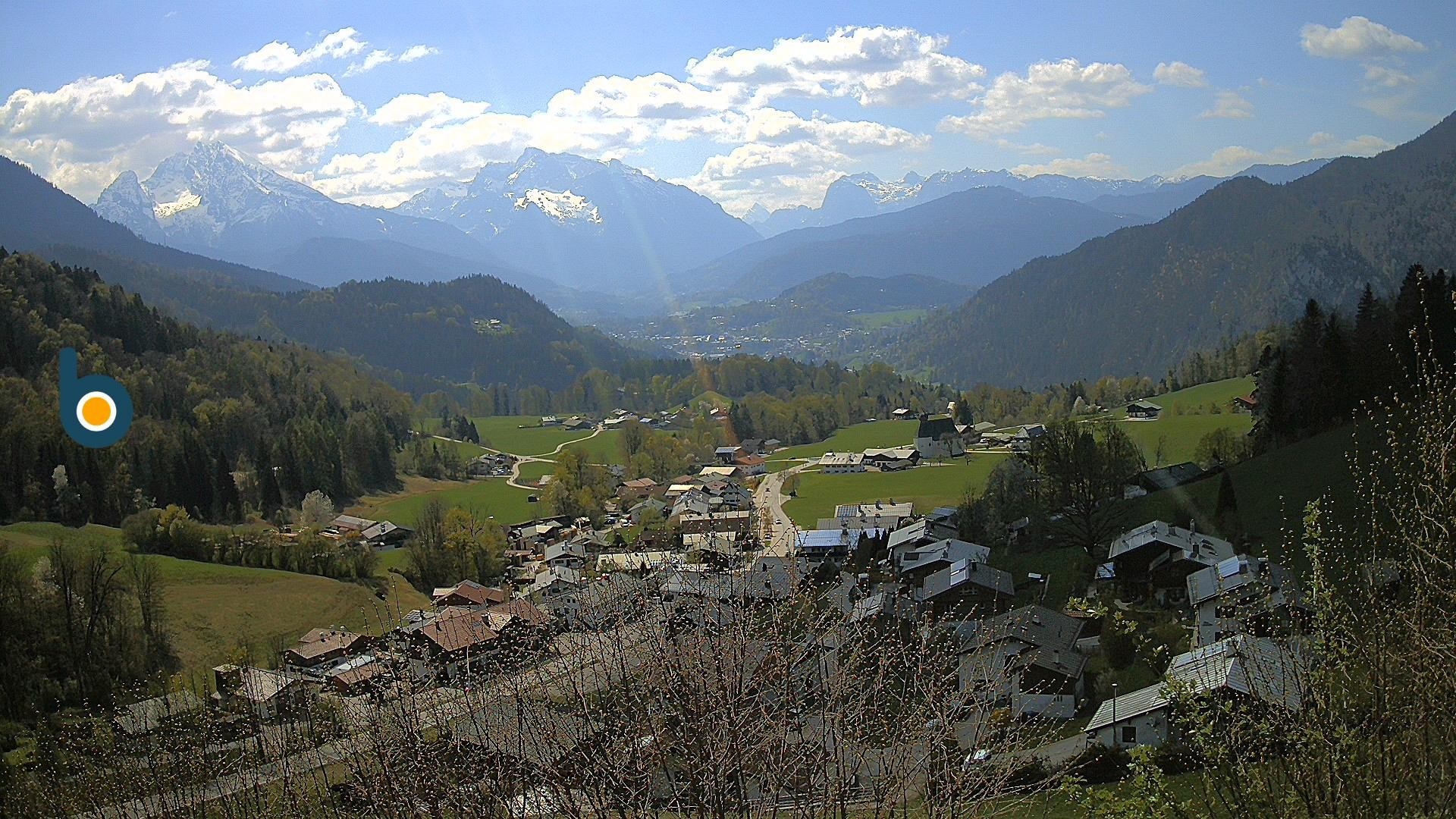 Archived image Webcam Berchtesgaden - View Oberau