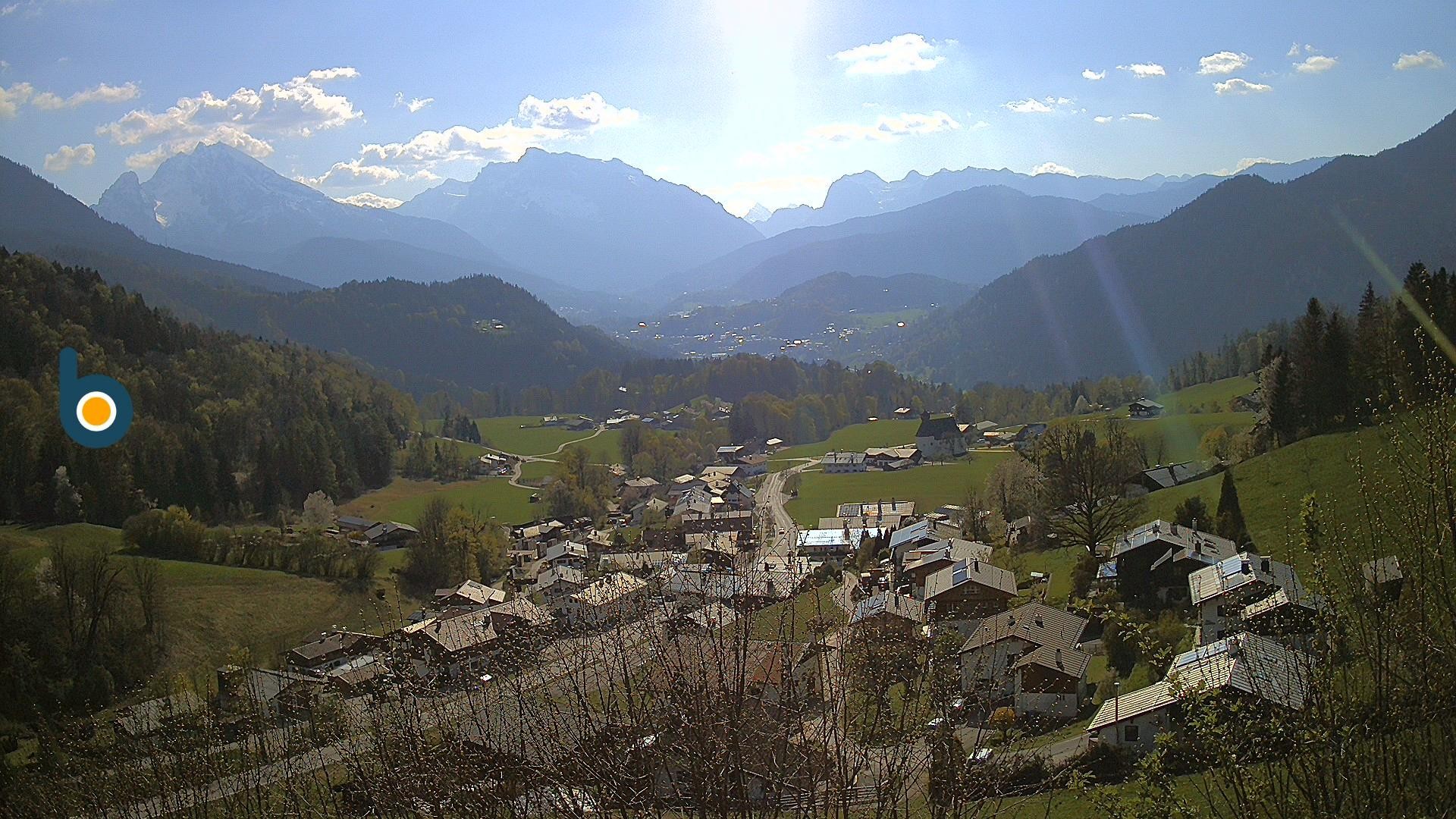 Archived image Webcam Berchtesgaden - View Oberau