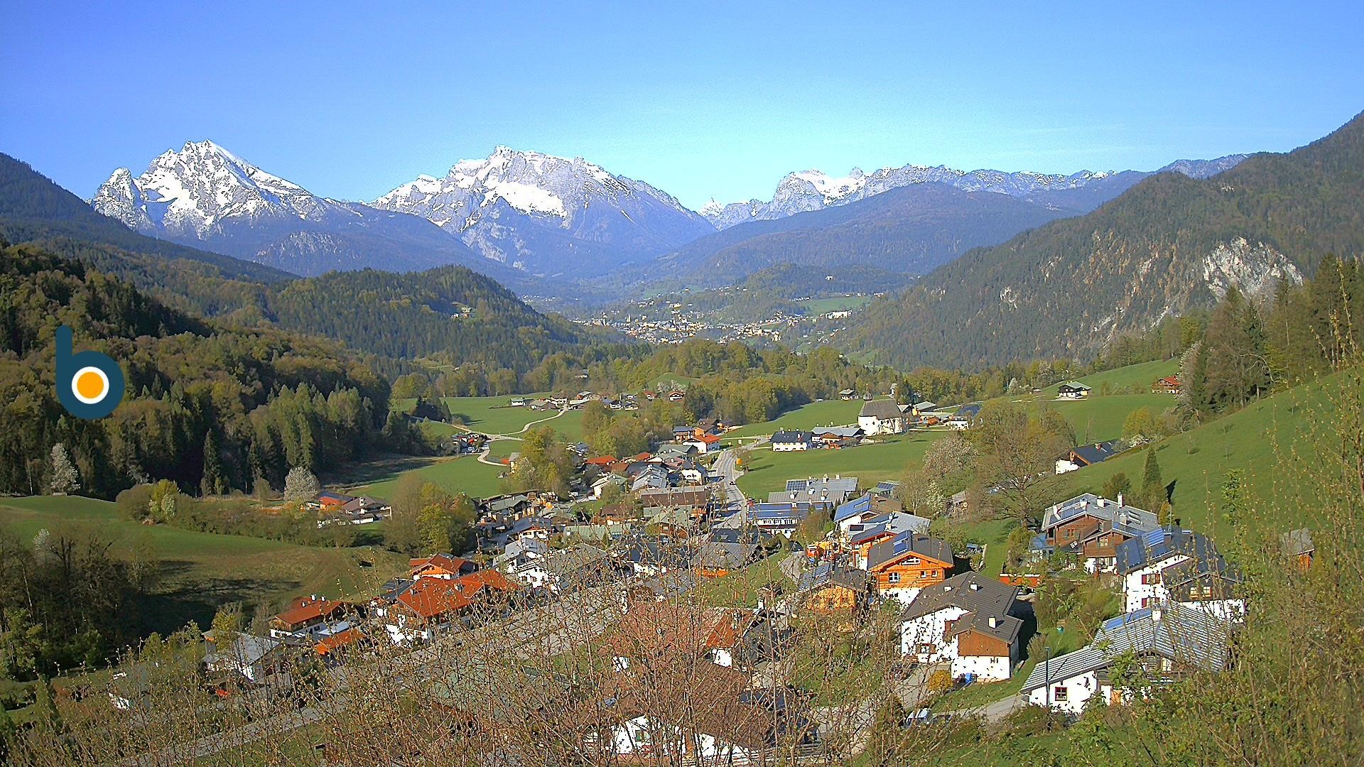 Archiv Foto Webcam Oberau: Alpinhotel Berchtesgaden