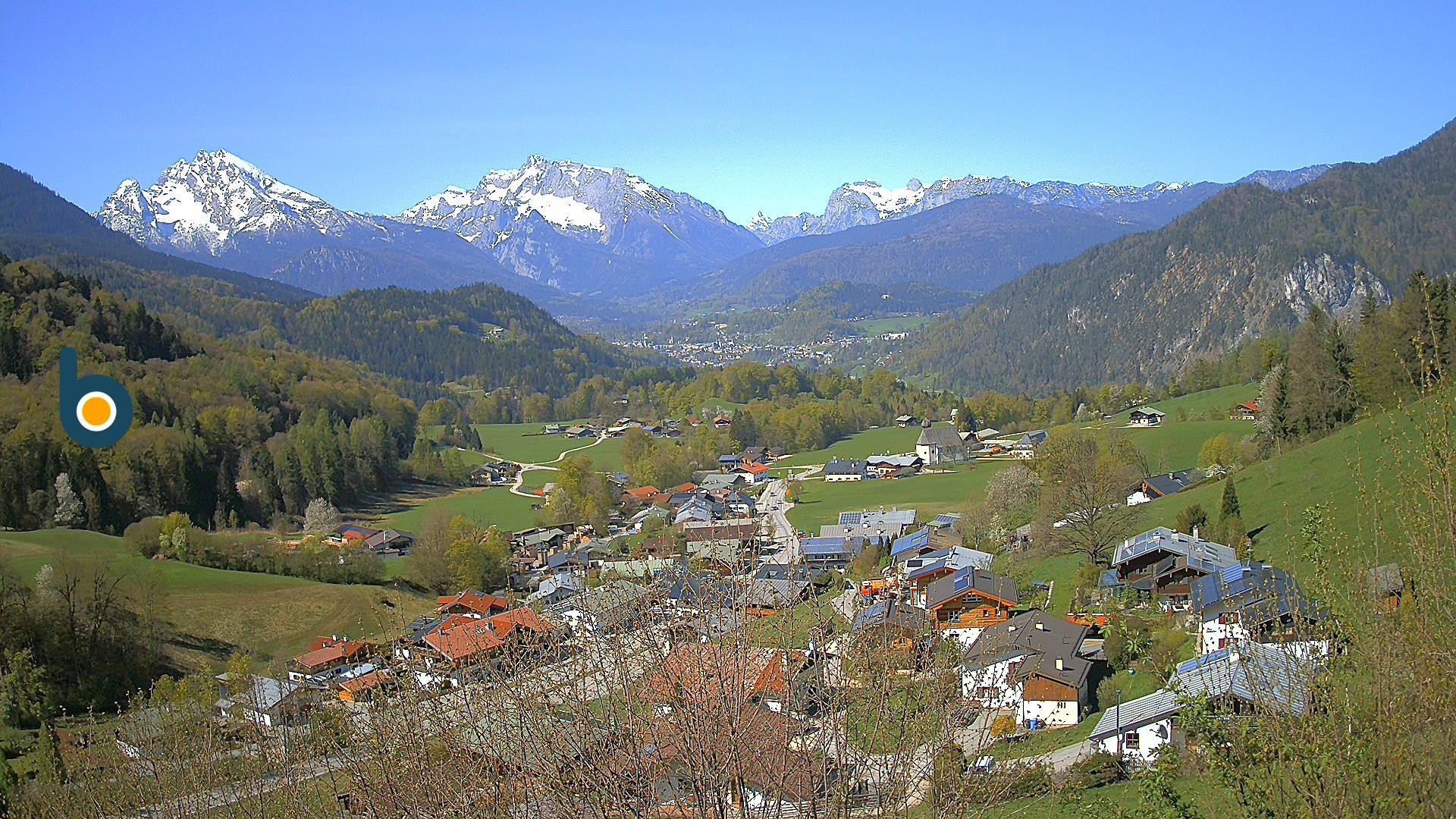 Archiv Foto Webcam Oberau: Alpinhotel Berchtesgaden