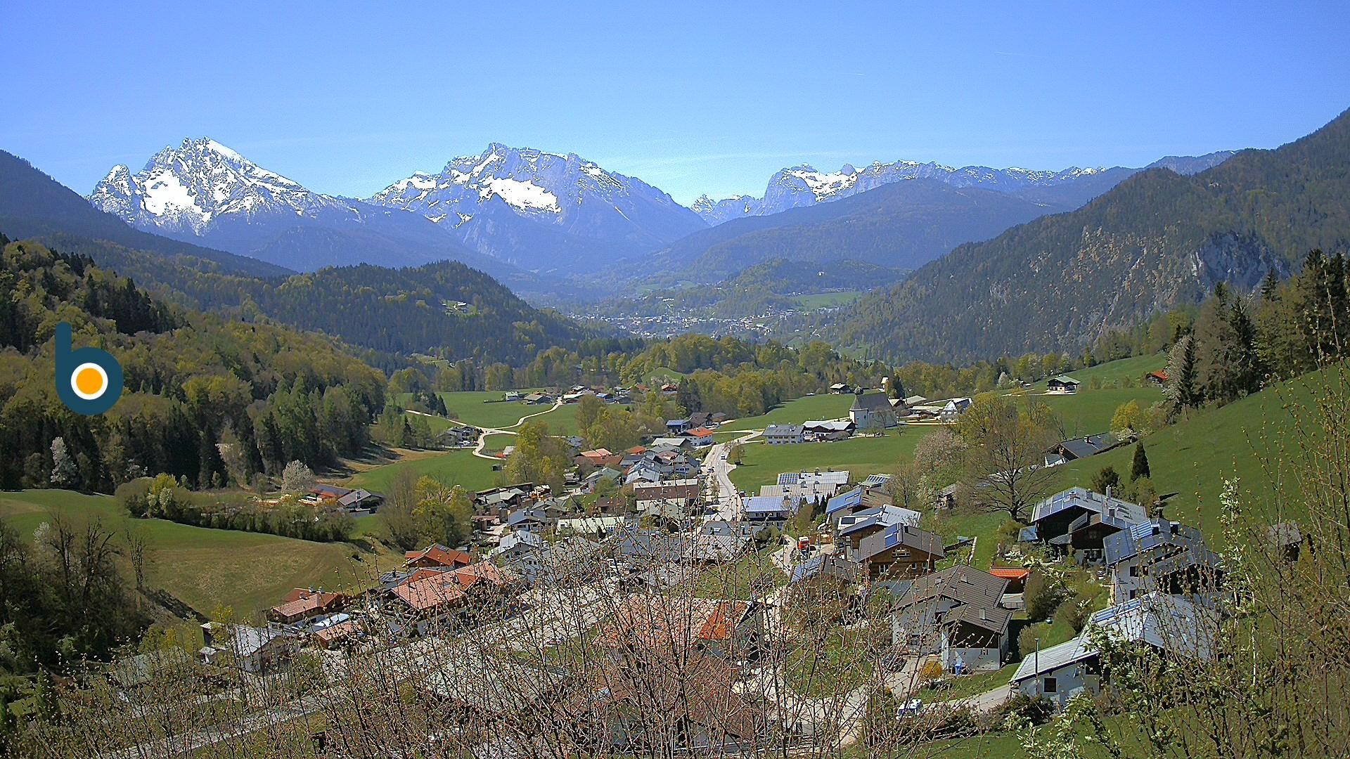 Archiv Foto Webcam Oberau: Alpinhotel Berchtesgaden