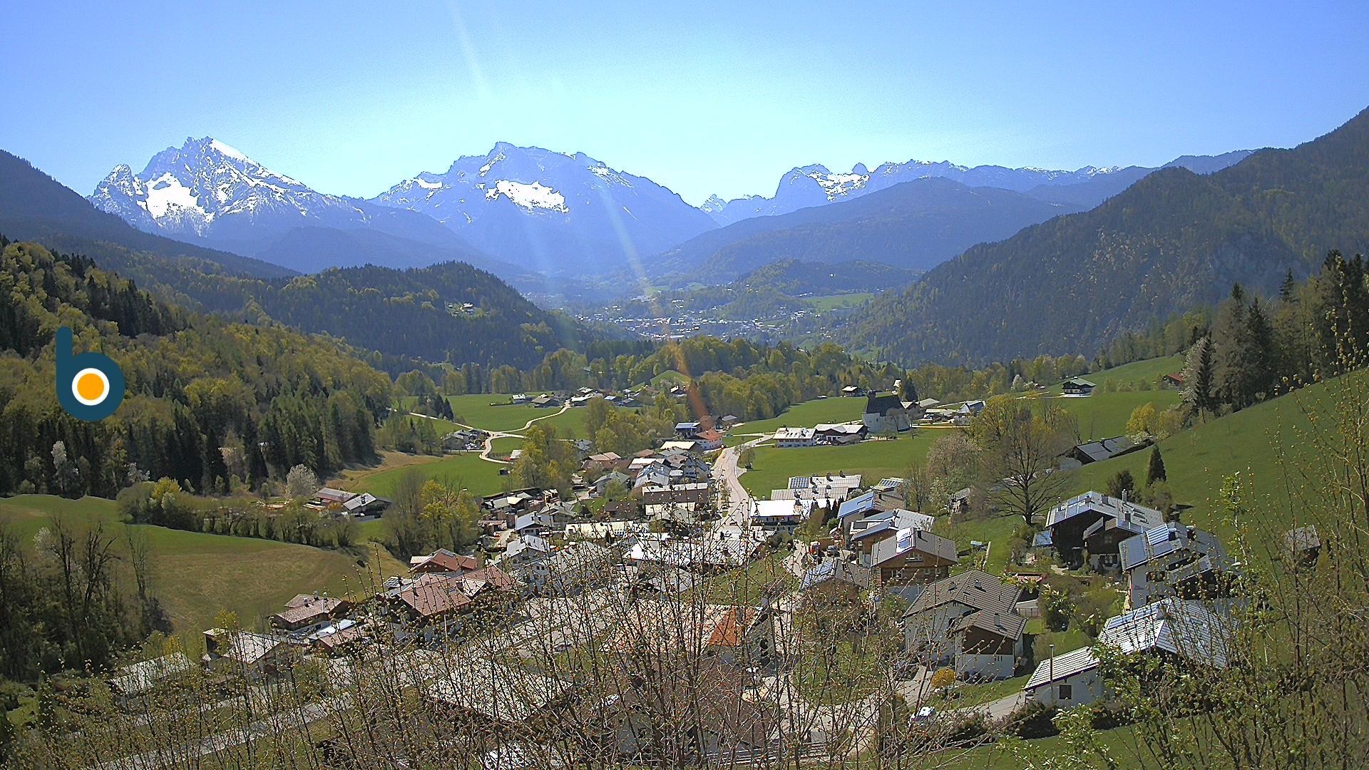 Archiv Foto Webcam Oberau: Alpinhotel Berchtesgaden