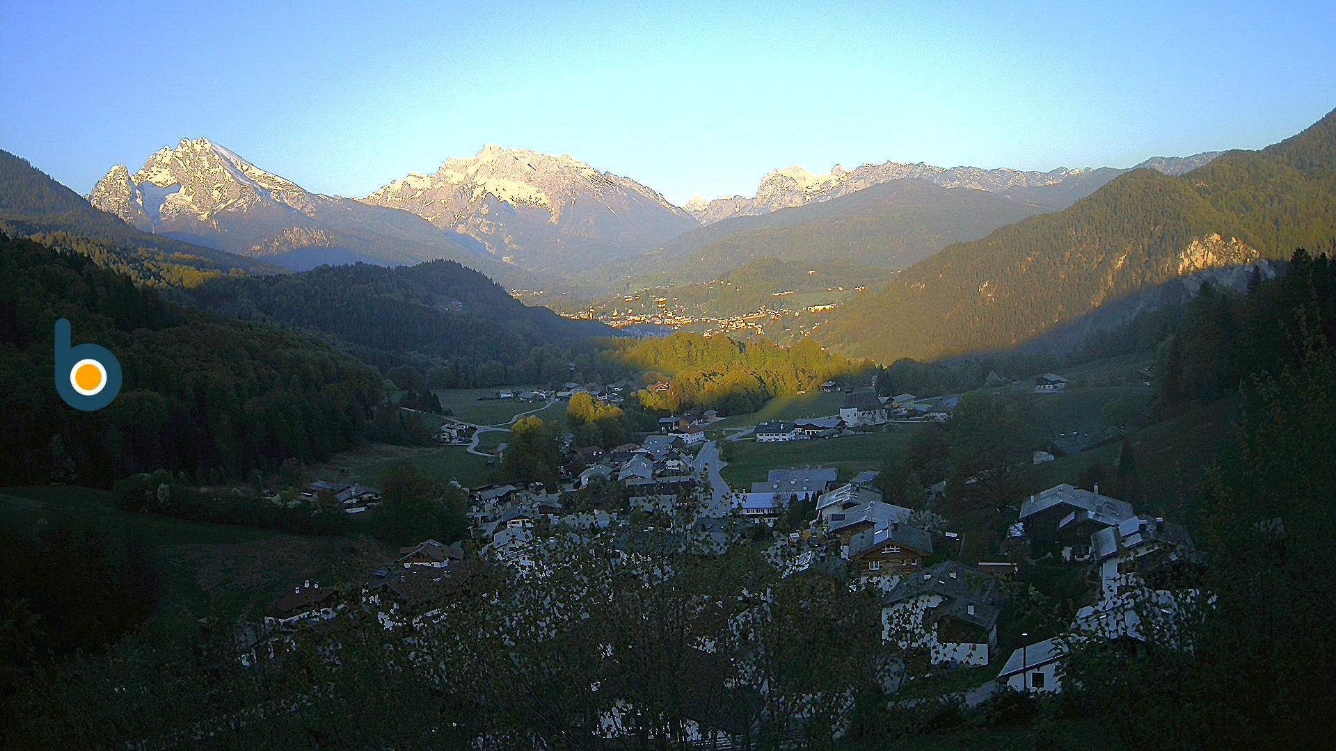 Archiv Foto Webcam Oberau: Alpinhotel Berchtesgaden