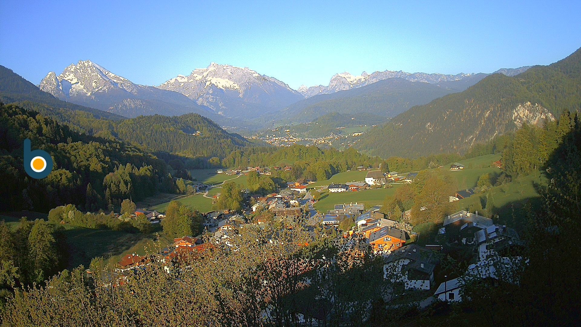 Archiv Foto Webcam Oberau: Alpinhotel Berchtesgaden