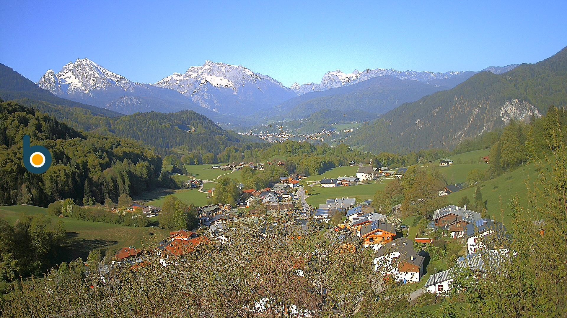 Archiv Foto Webcam Oberau: Alpinhotel Berchtesgaden