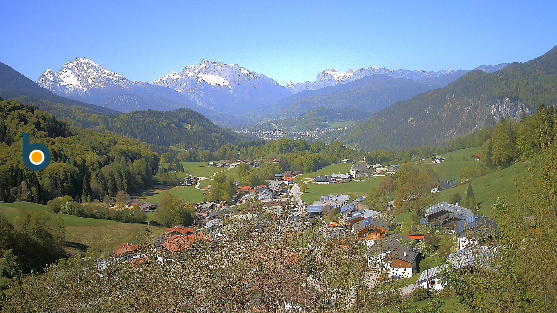 Archiv Foto Webcam Oberau: Alpinhotel Berchtesgaden
