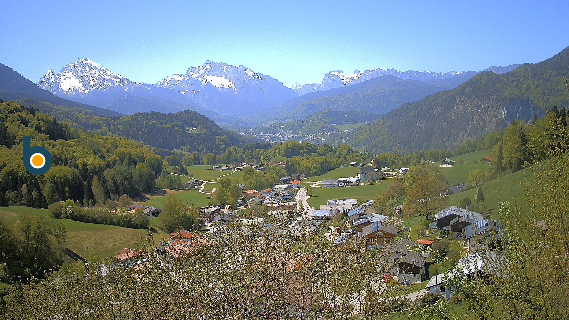 Archiv Foto Webcam Oberau: Alpinhotel Berchtesgaden