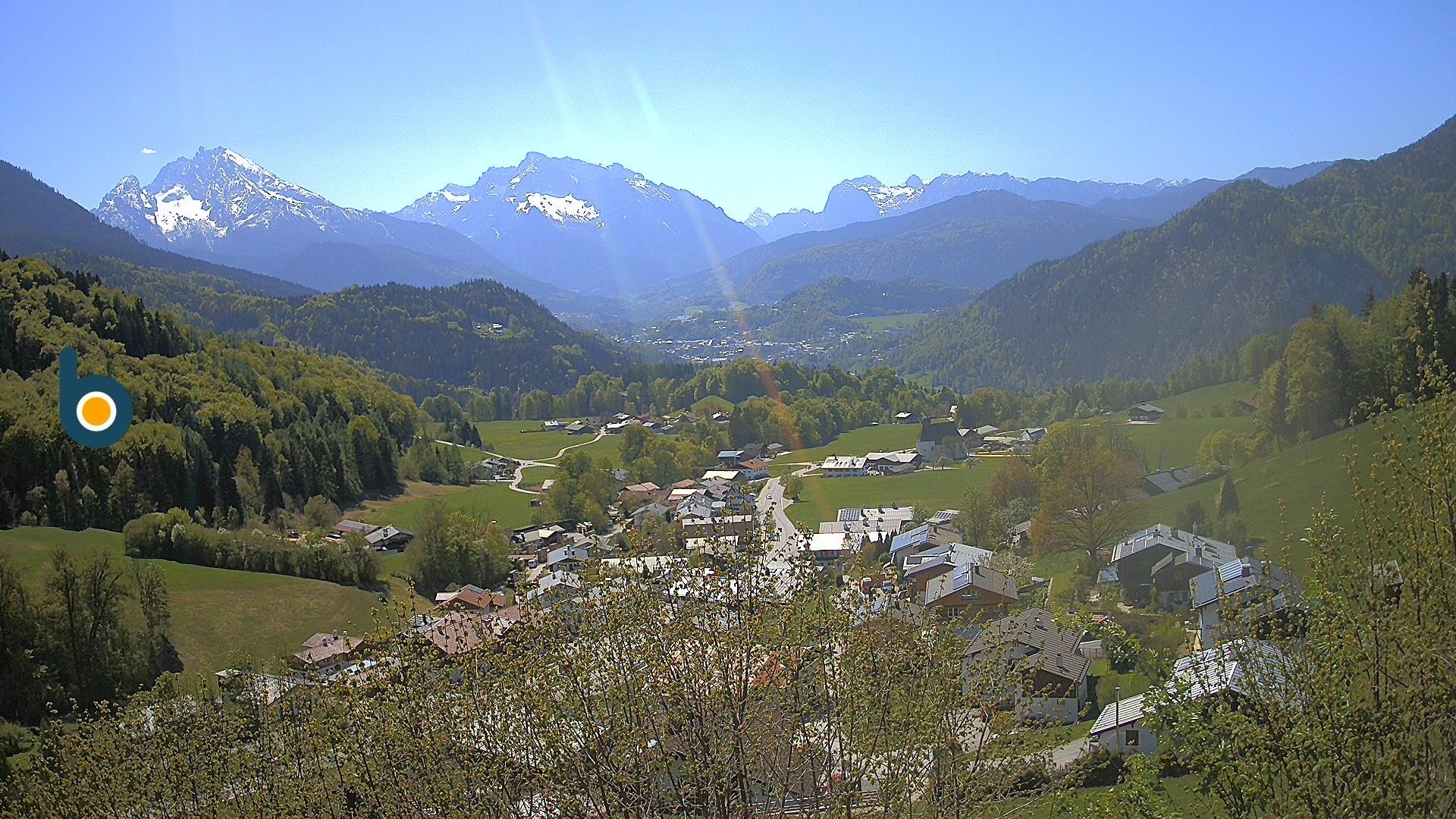 Archiv Foto Webcam Oberau: Alpinhotel Berchtesgaden