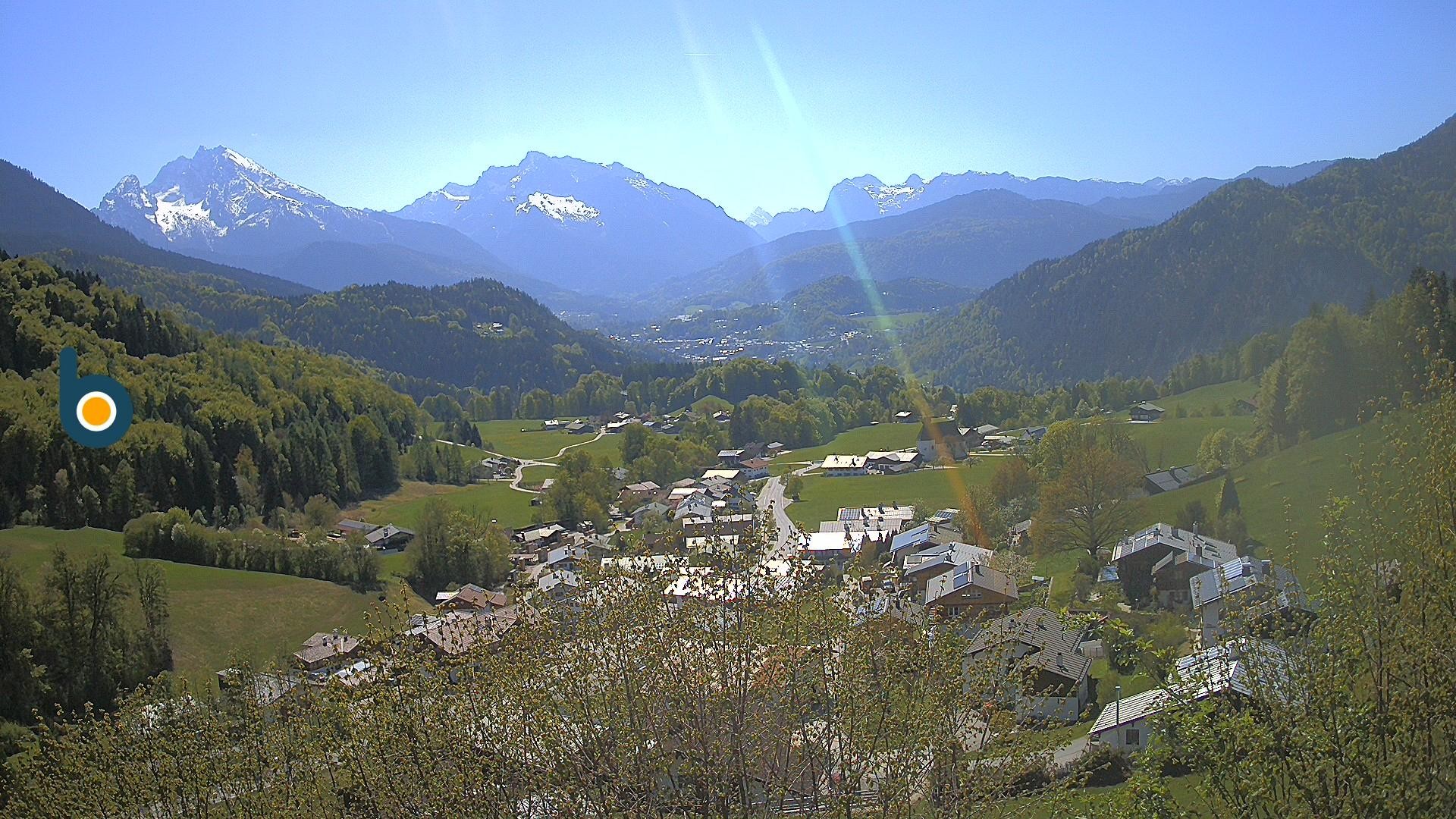 Archiv Foto Webcam Oberau: Alpinhotel Berchtesgaden