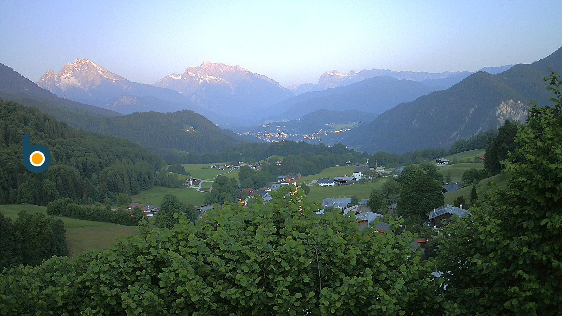 Archived image Webcam Berchtesgaden - View Oberau