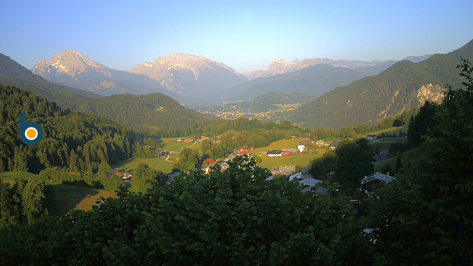 Archived image Webcam Berchtesgaden - View Oberau