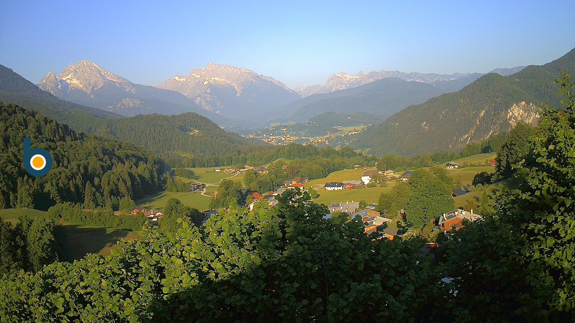 Archived image Webcam Berchtesgaden - View Oberau